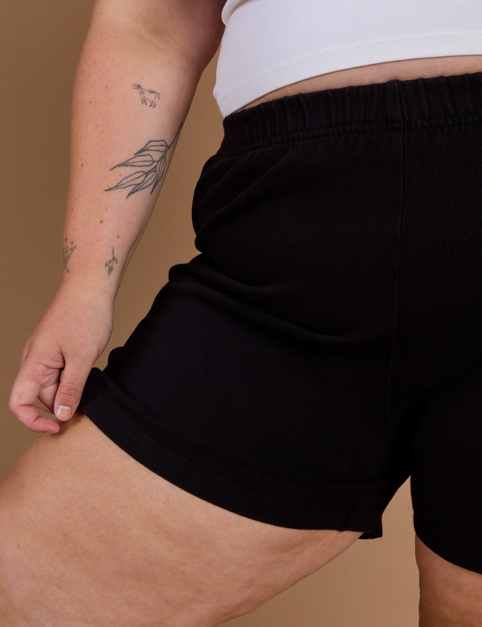 TRY-A-STYLE - Athletic Shorts - Basic Black *FINAL SALE* - Image 10