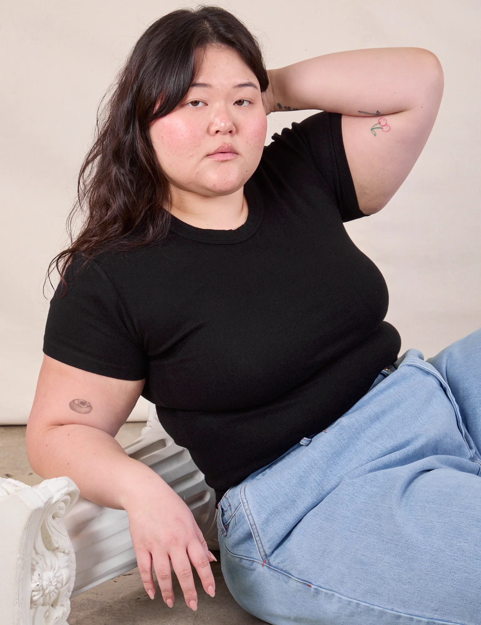 Baby Tee - Basic Black - Image 14