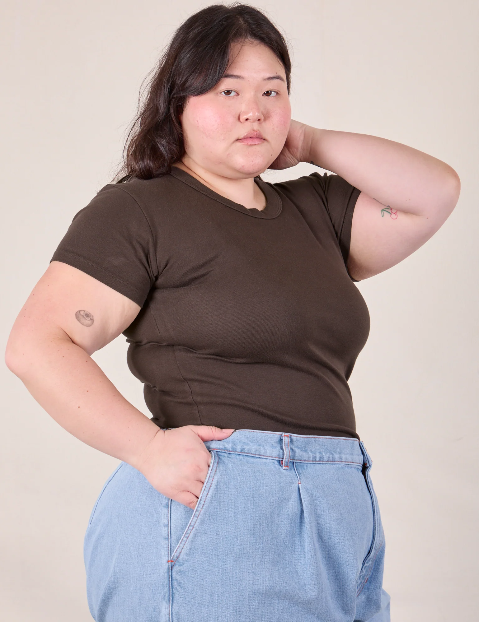 Baby Tee - Espresso Brown - Image 3