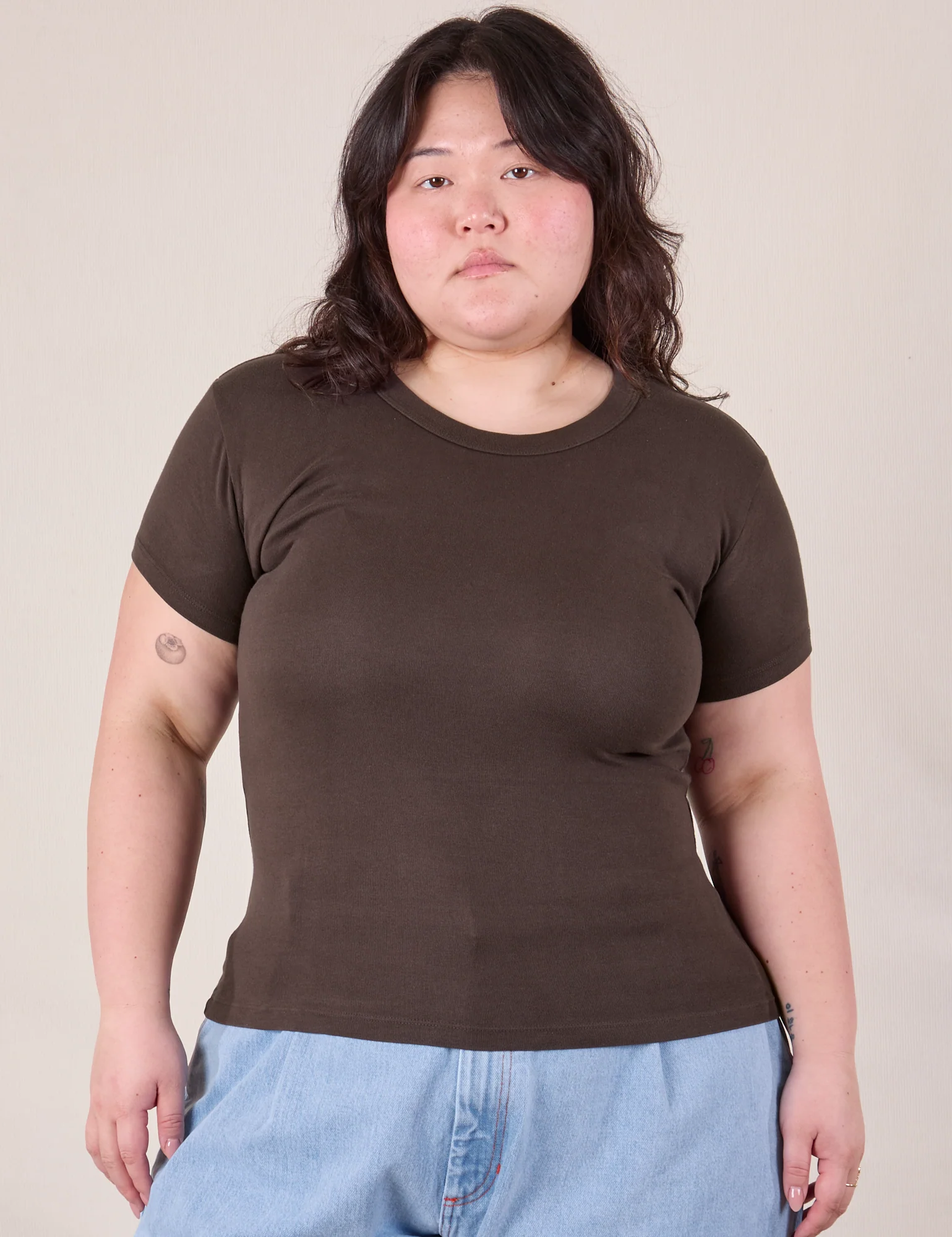 Baby Tee - Espresso Brown - Image 5