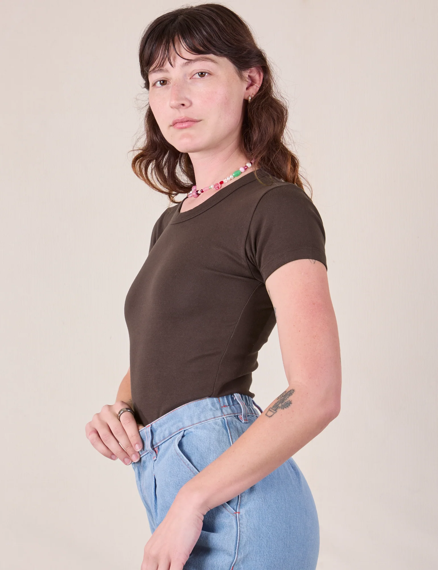 Baby Tee - Espresso Brown - Image 8
