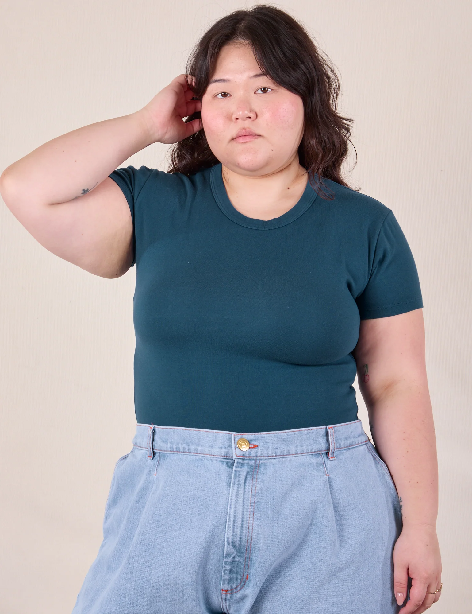Baby Tee - Lagoon - Image 10