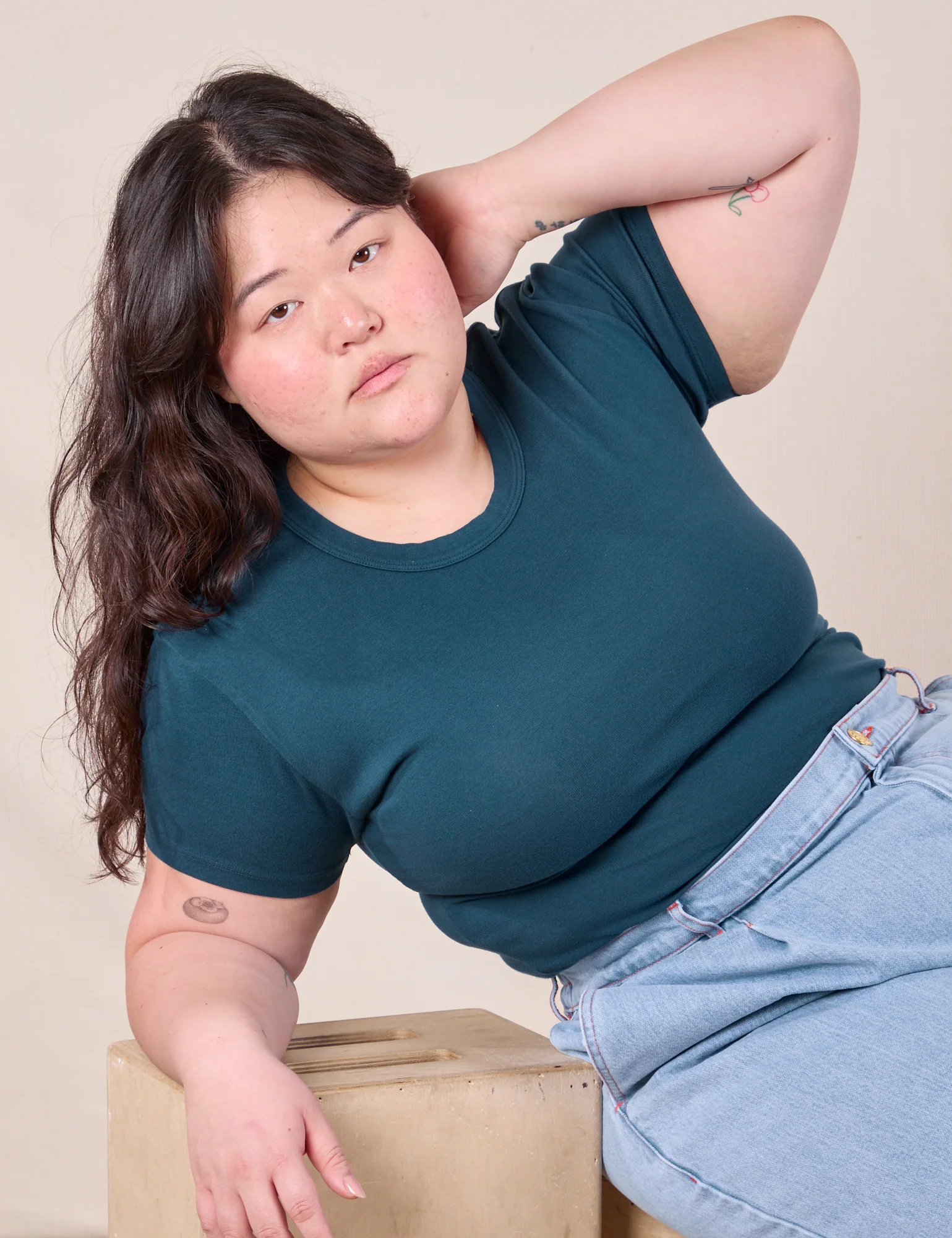 Baby Tee - Lagoon - Image 15