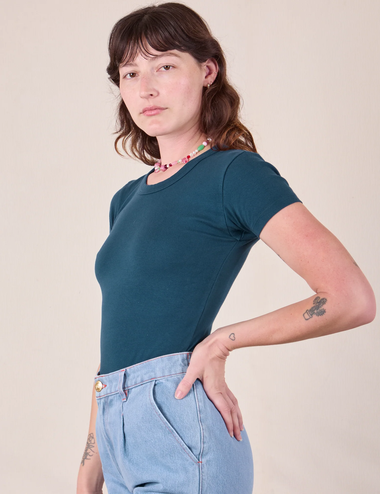Baby Tee - Lagoon - Image 6