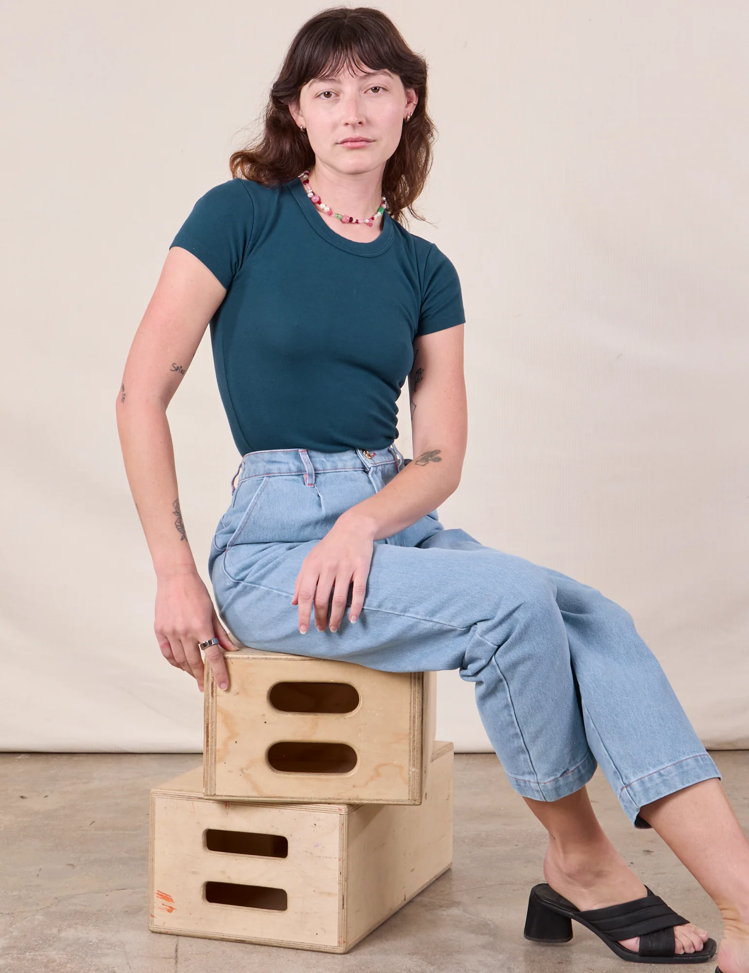 Baby Tee - Lagoon - Image 8