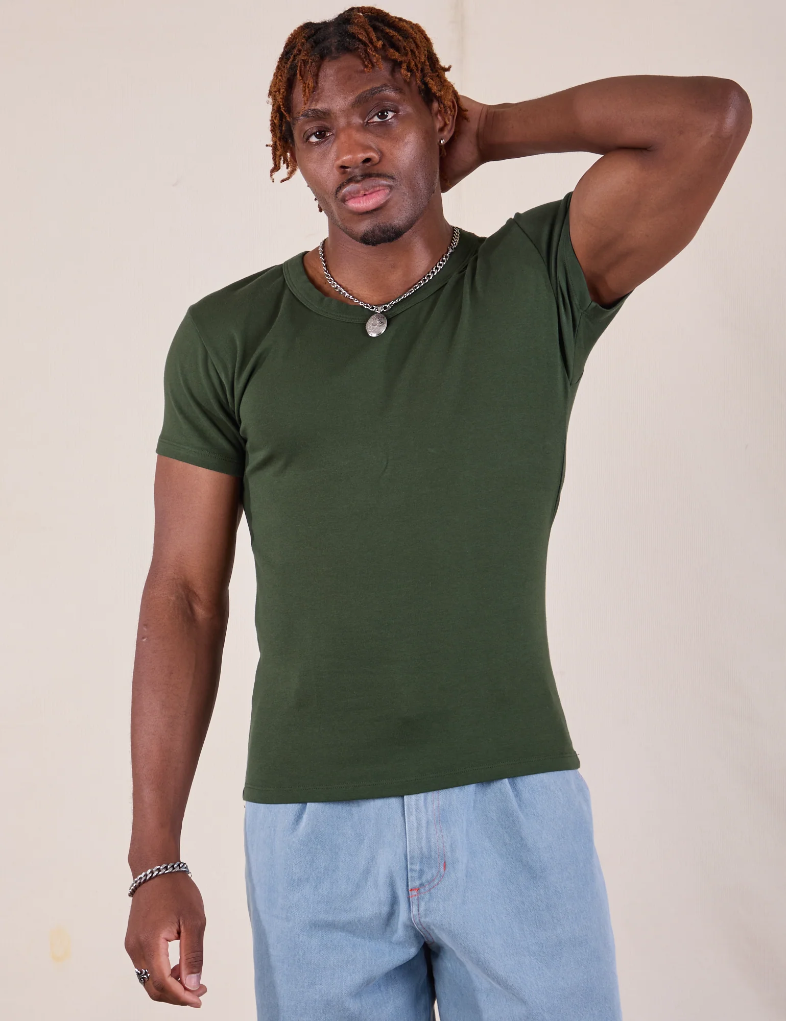Baby Tee - Swamp Green - Image 10