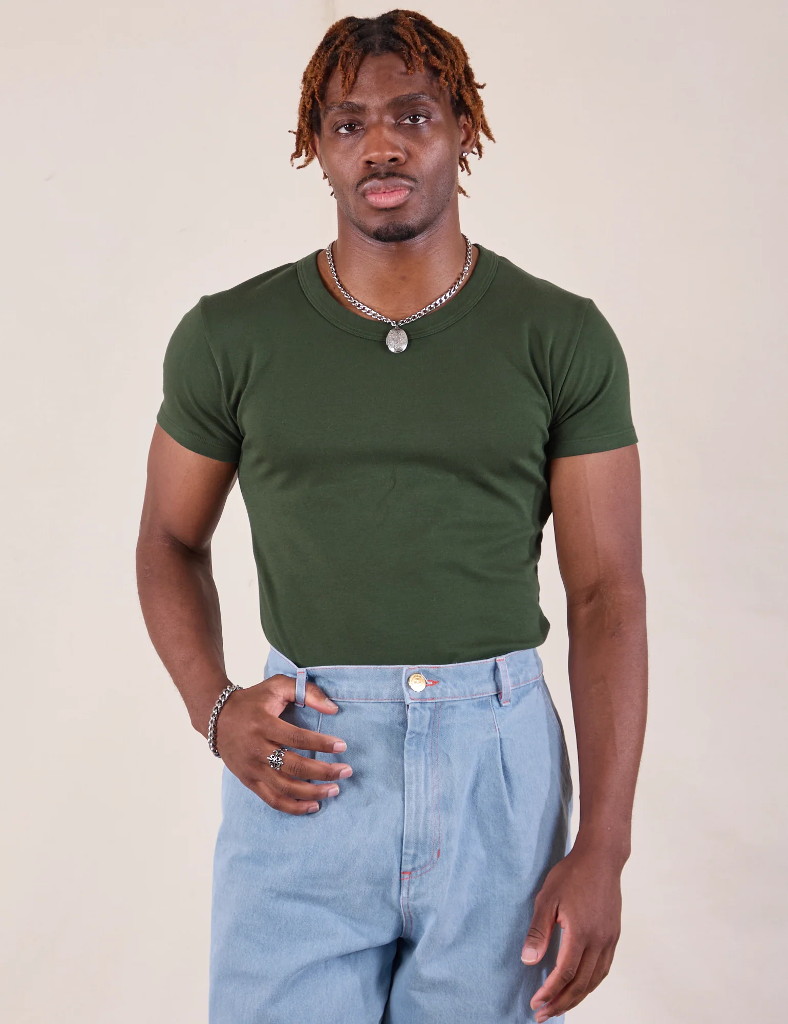 Baby Tee - Swamp Green - Image 12