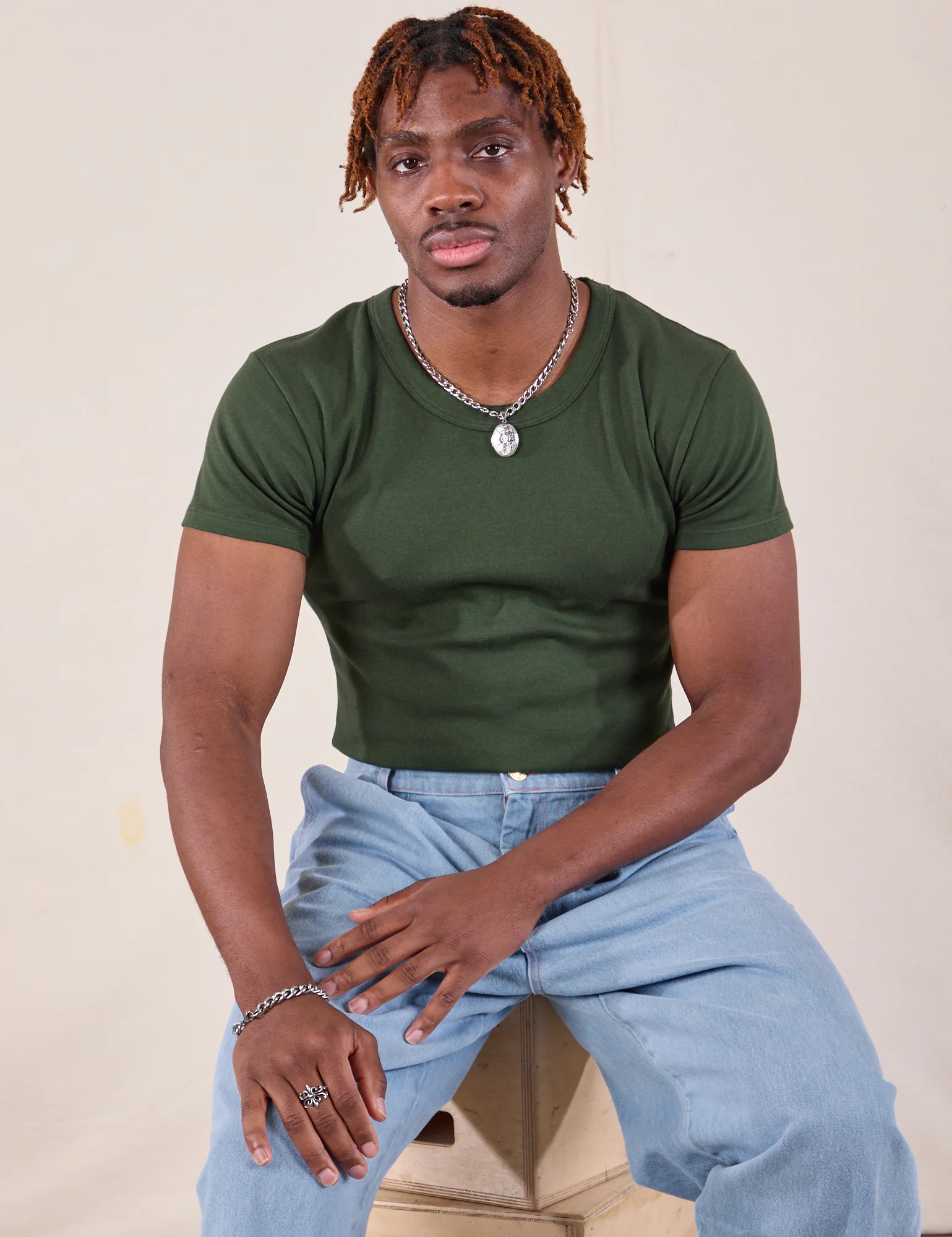 Baby Tee - Swamp Green - Image 15