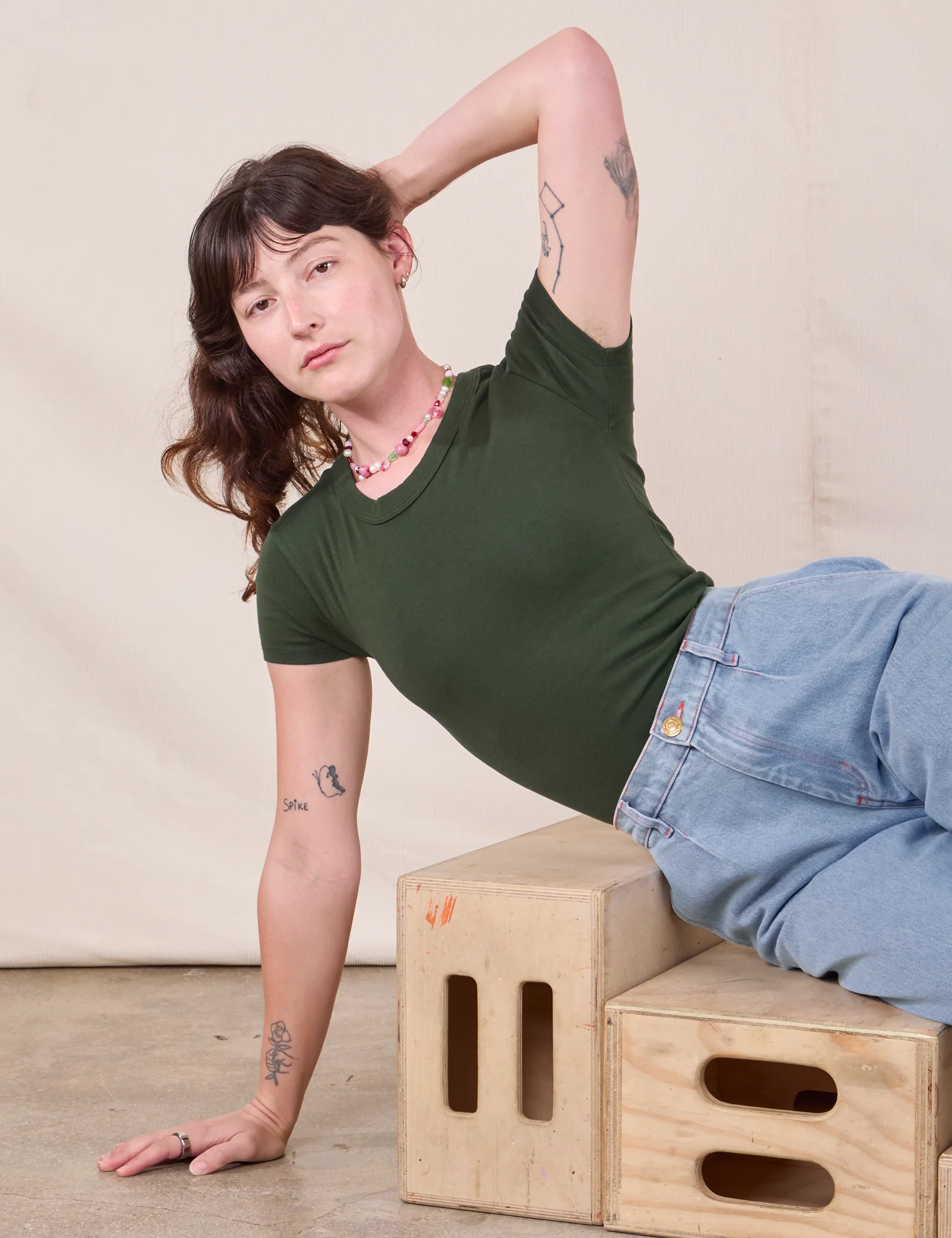 Baby Tee - Swamp Green - Image 21