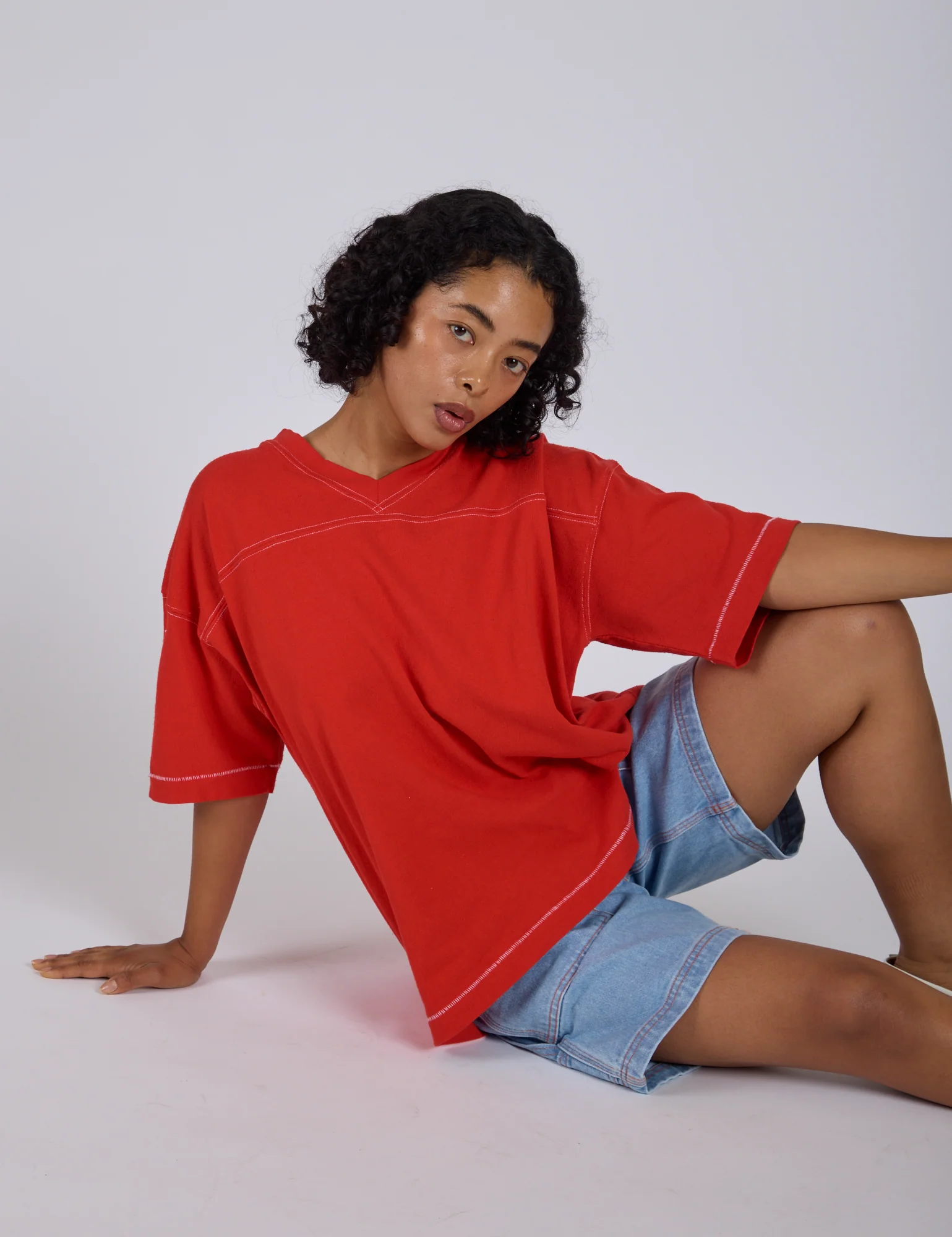 Burly Jersey - Mustang Red - Image 16