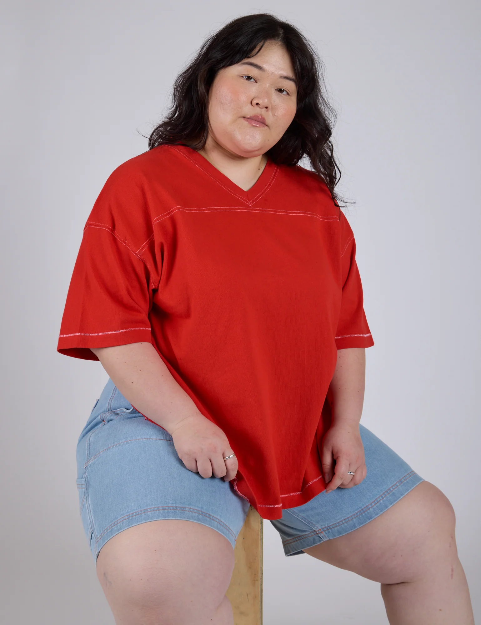Burly Jersey - Mustang Red - Image 24