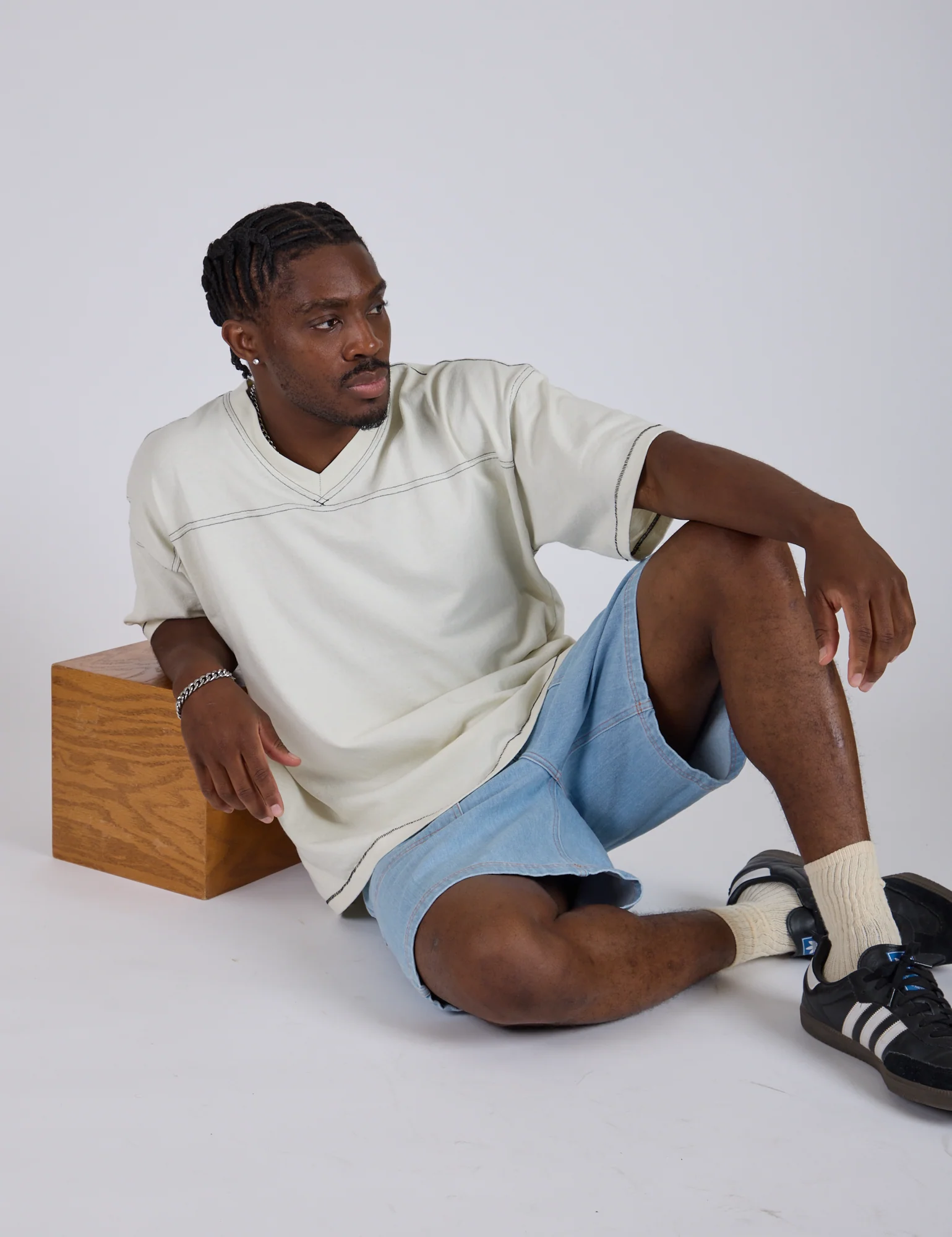 Burly Jersey - Vintage Tee White - Image 8