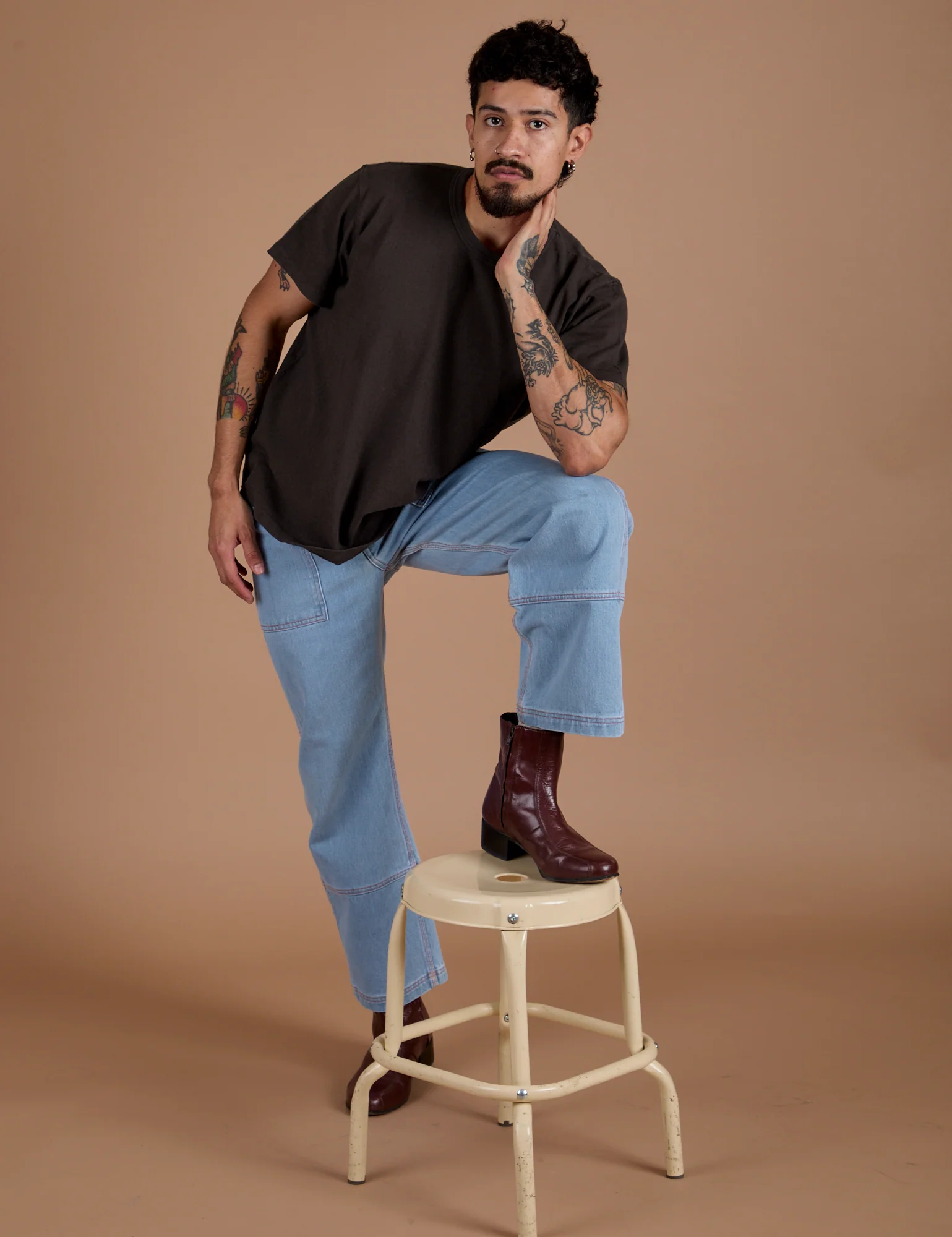 Burly Tee - Espresso Brown - Image 22