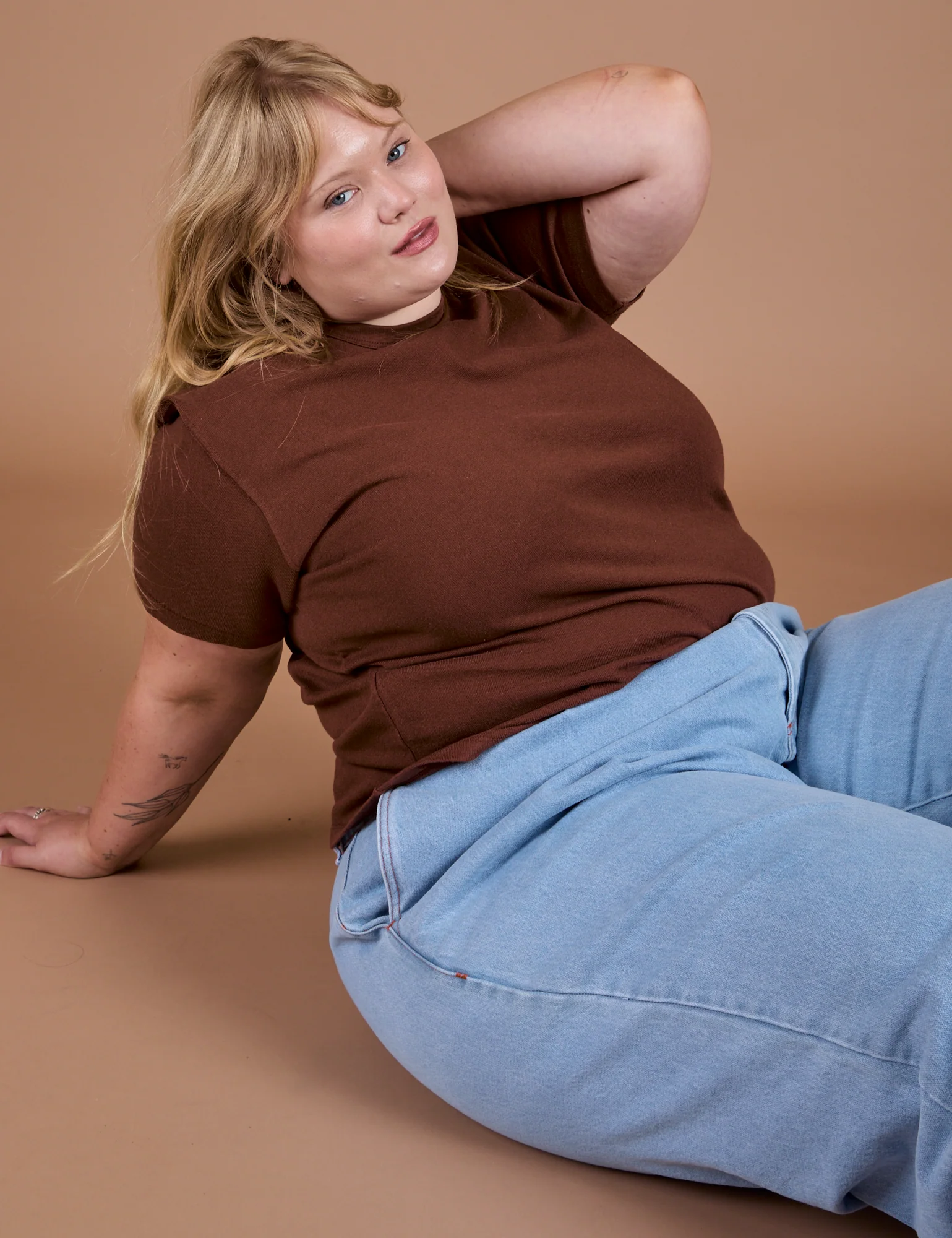 Burly Tee - Fudgesicle Brown - Image 17