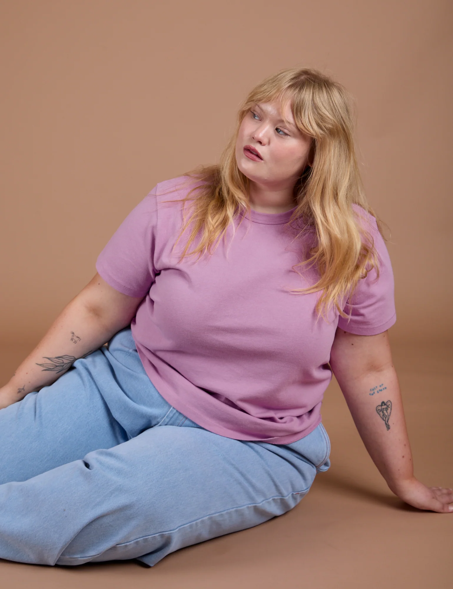 Burly Tee - Lilac Purple