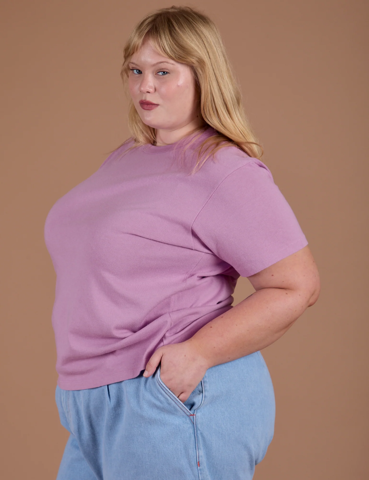 Burly Tee - Lilac Purple - Image 5