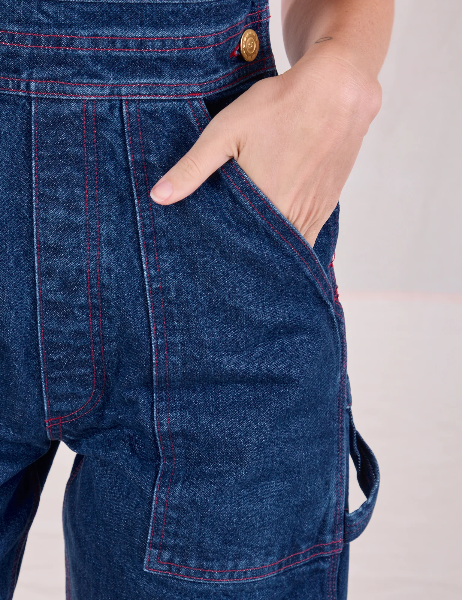 Carpenter Overalls - Dark Wash *FINAL SALE* - Image 12