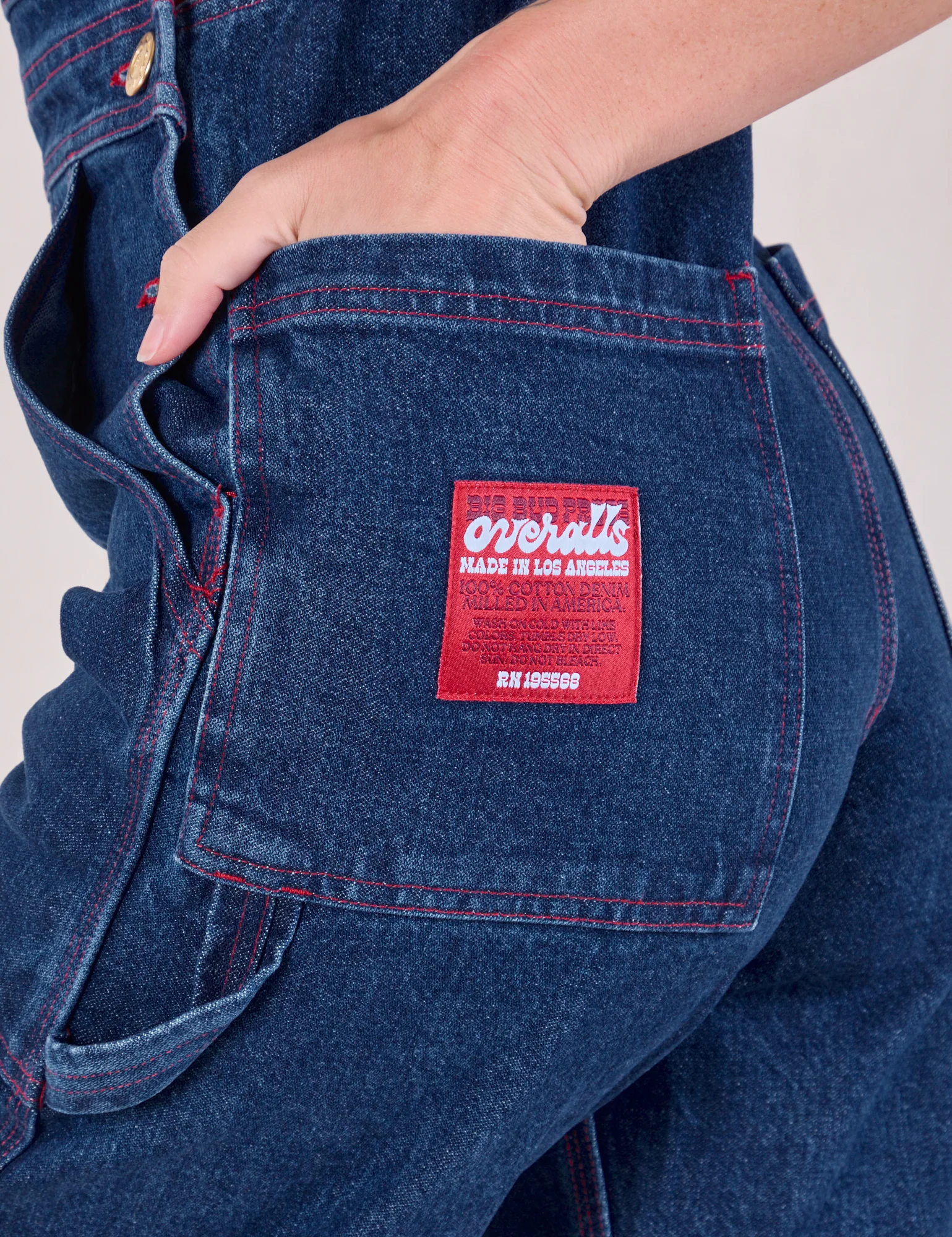 Carpenter Overalls - Dark Wash *FINAL SALE* - Image 17
