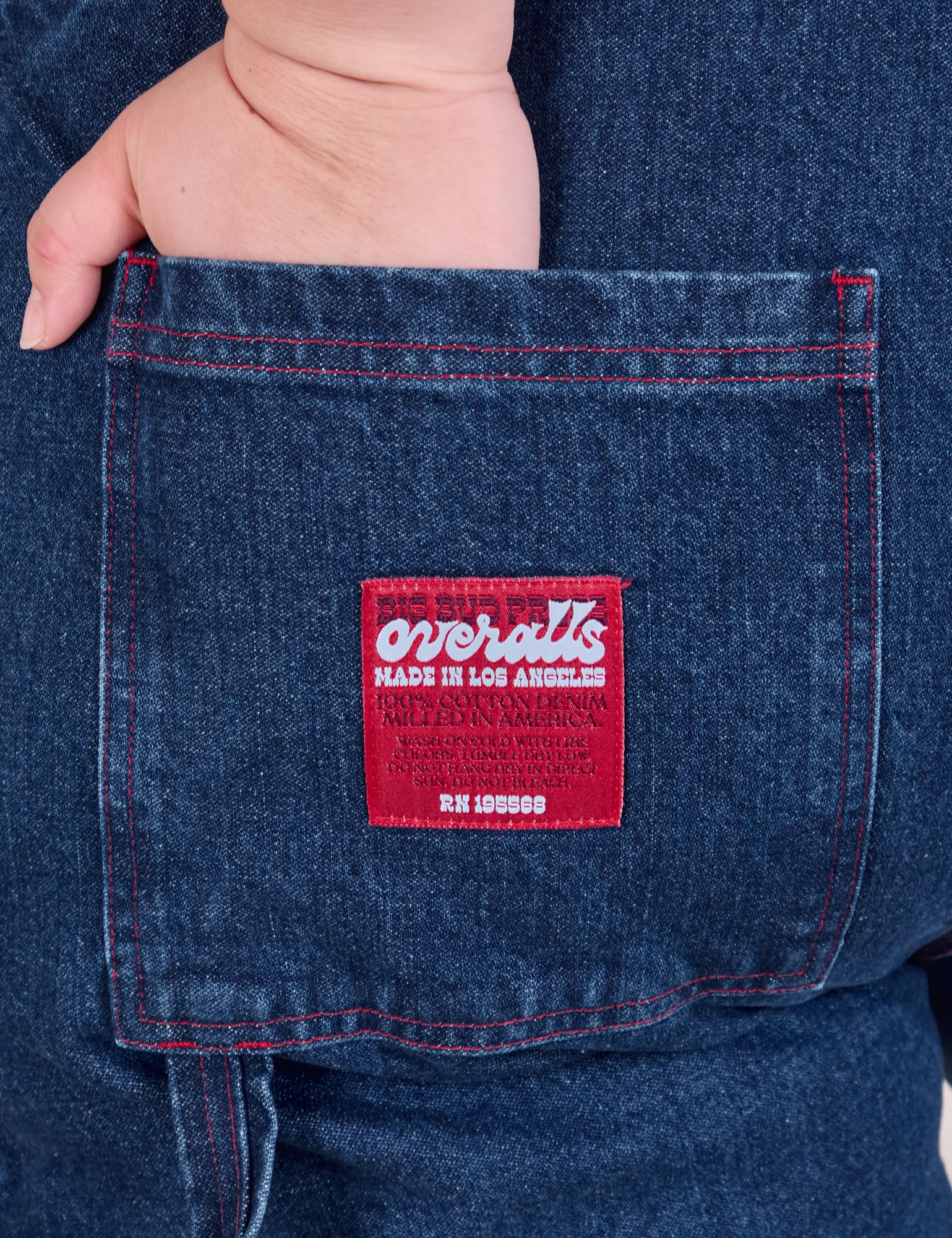 Carpenter Overalls - Dark Wash *FINAL SALE* - Image 9