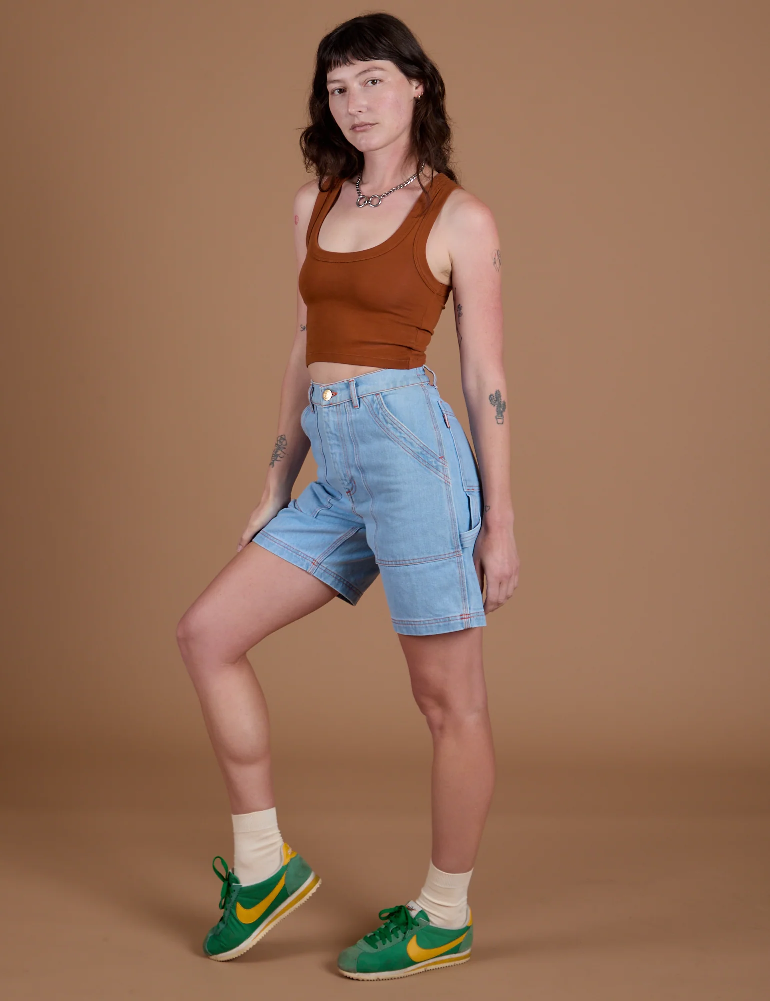 Carpenter Shorts - Light Wash - Image 23