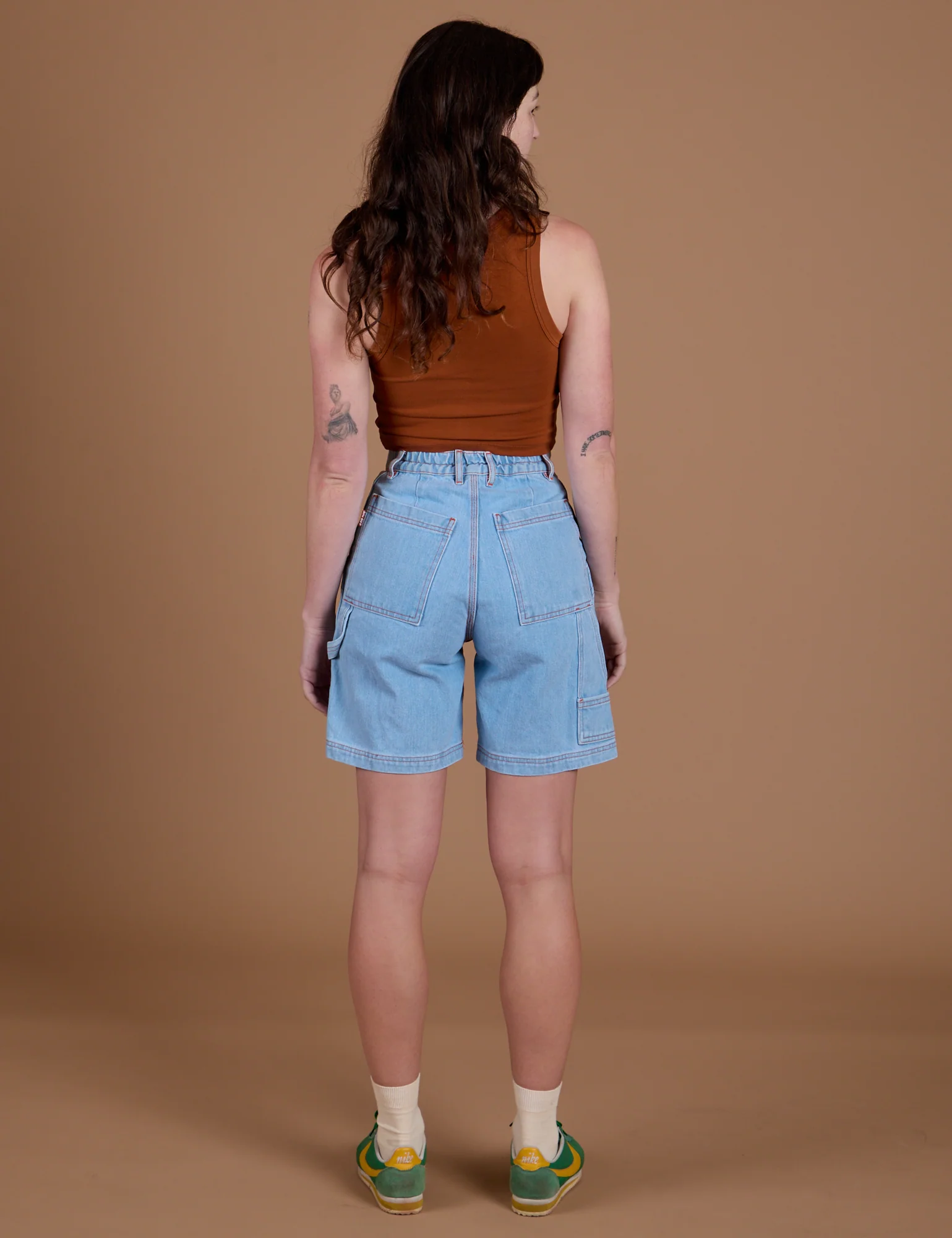 Carpenter Shorts - Light Wash - Image 28