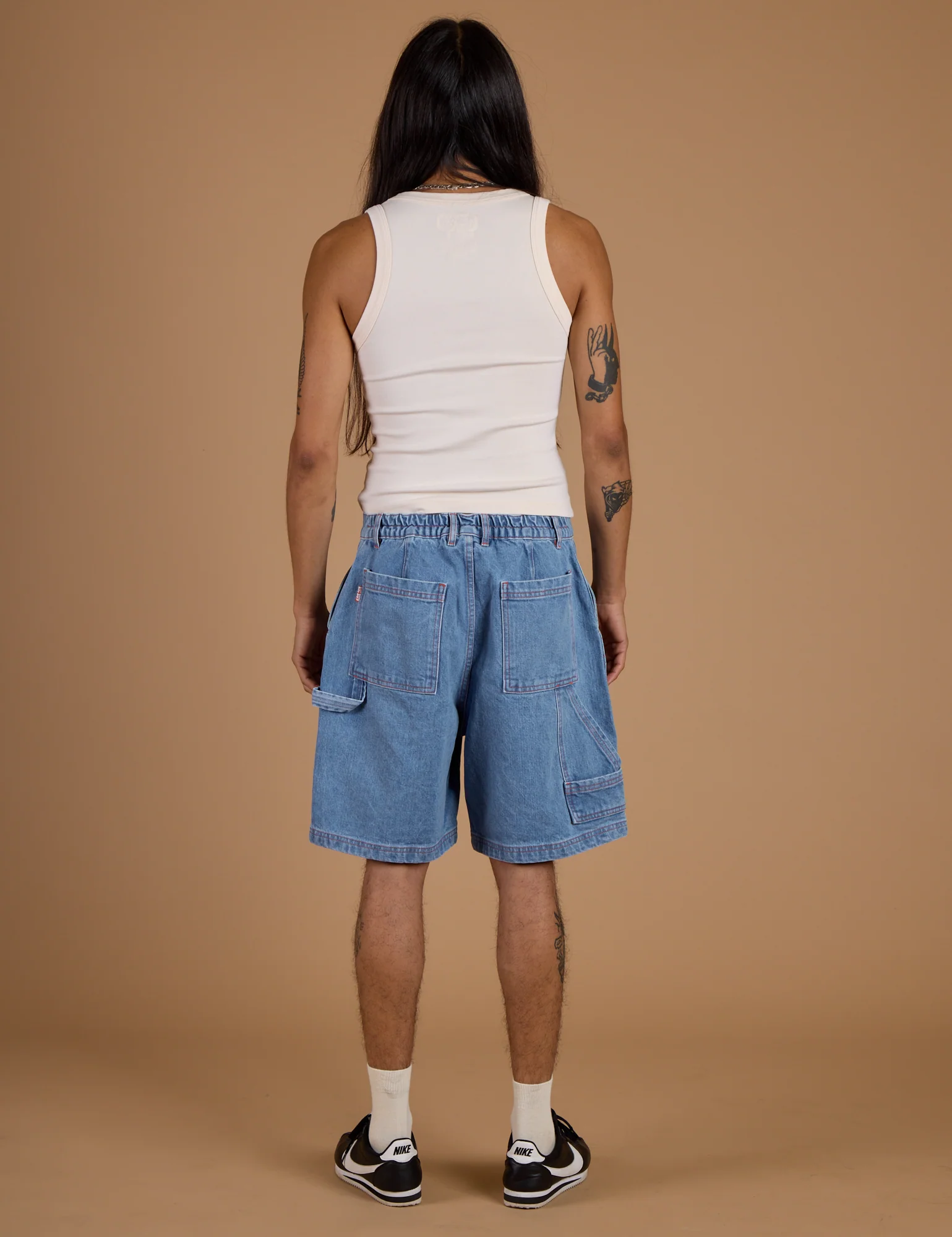 Carpenter Shorts - Medium Wash - Image 16