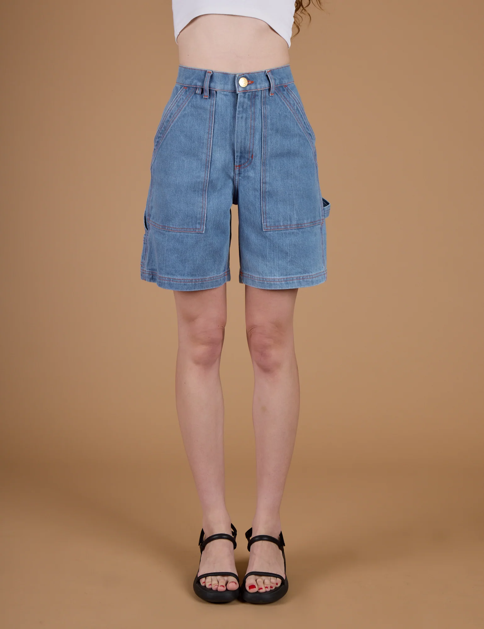 Carpenter Shorts - Medium Wash - Image 21