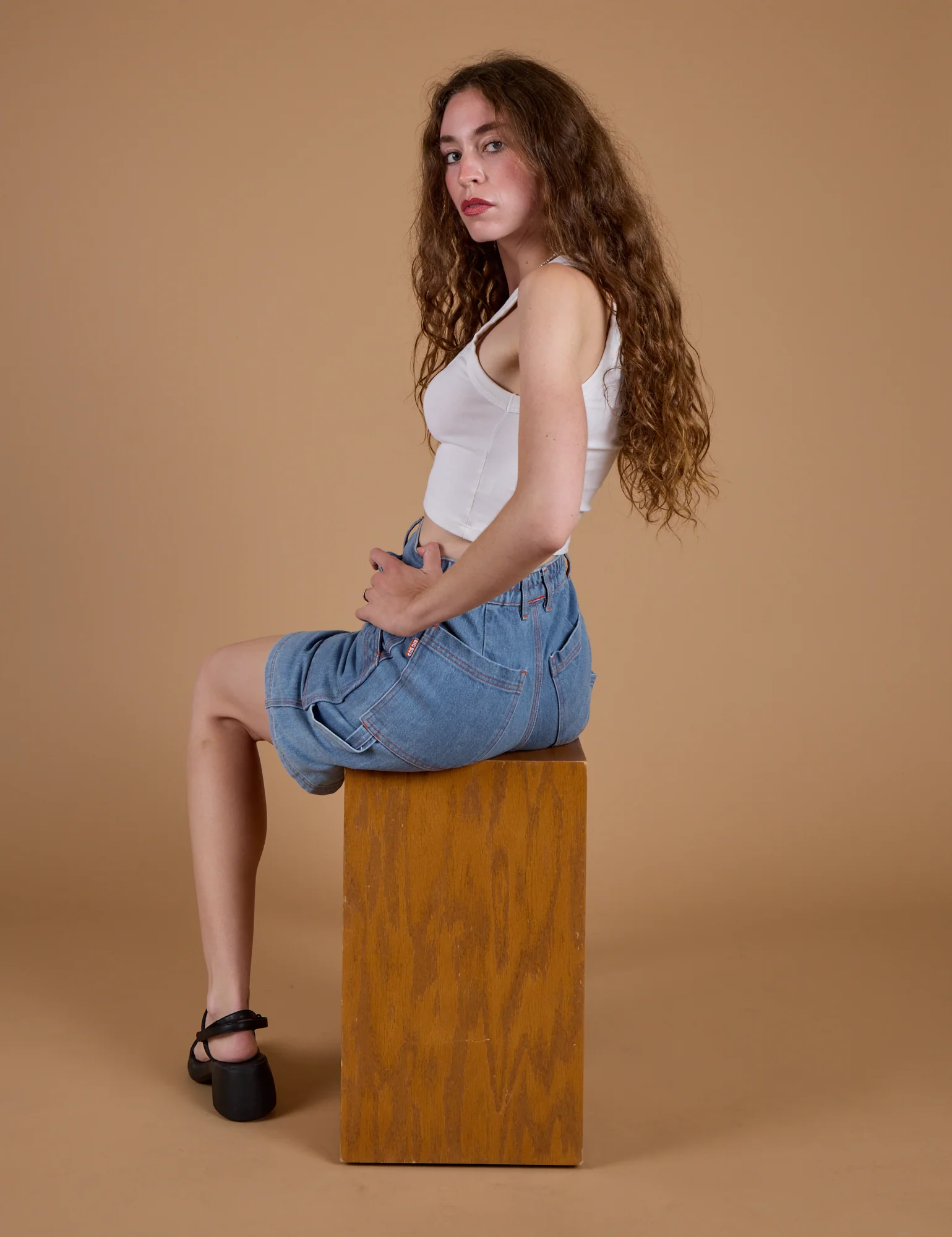 Carpenter Shorts - Medium Wash - Image 27