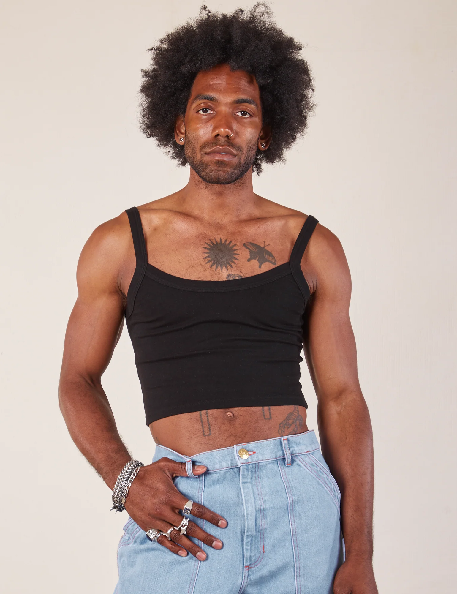 Cropped Cami - Basic Black *FINAL SALE* - Image 8
