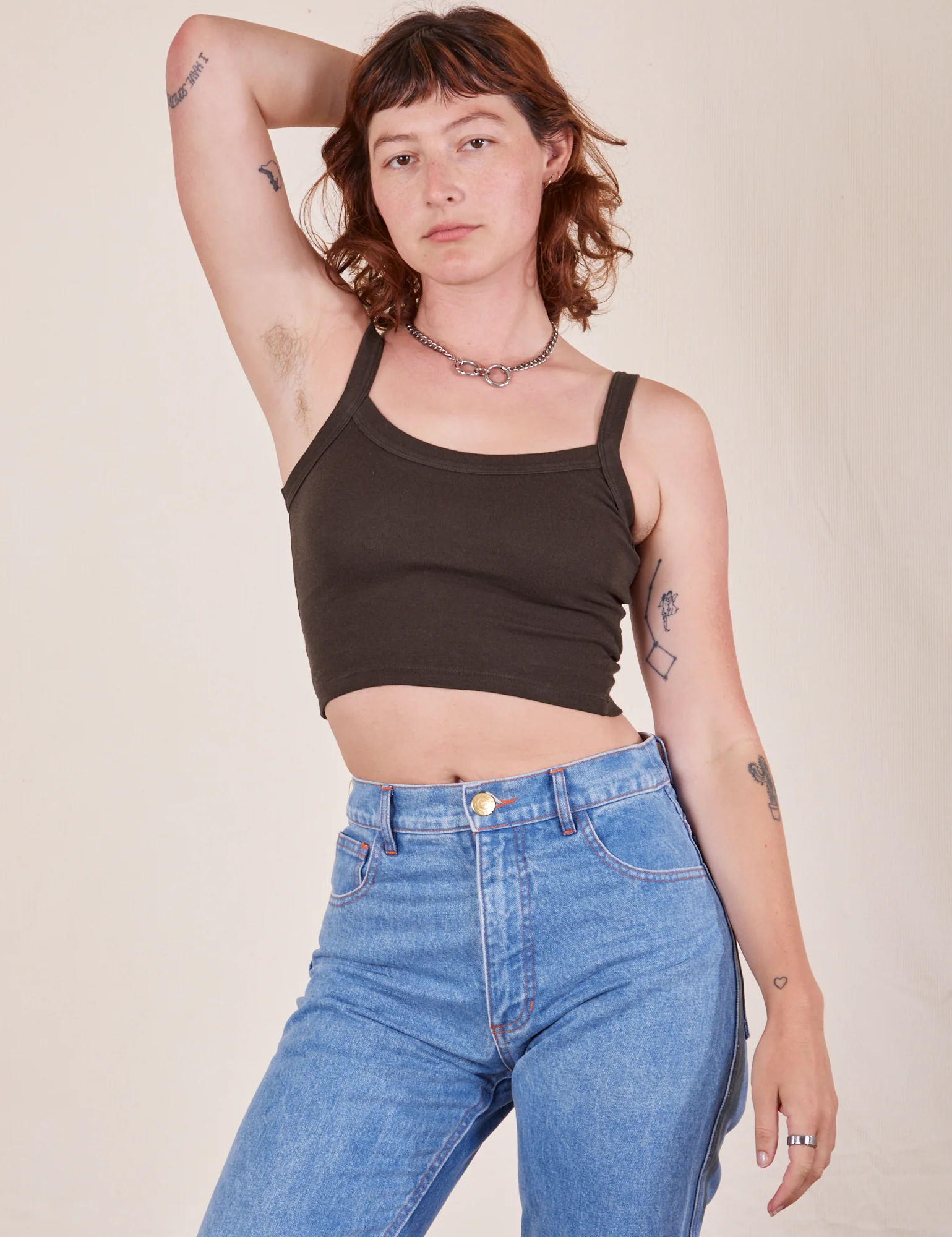 Cropped Cami - Espresso Brown *FINAL SALE* - Image 18