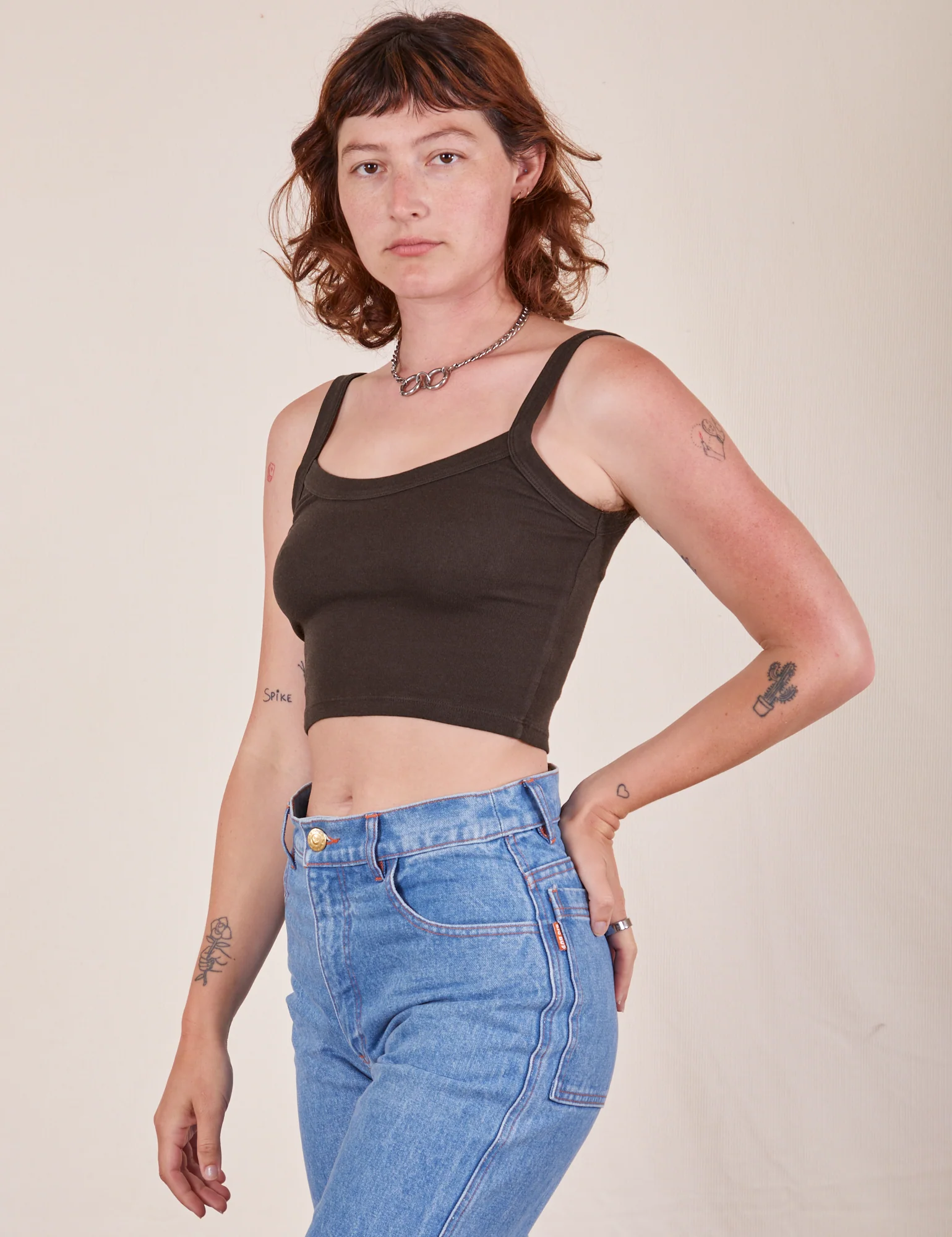 Cropped Cami - Espresso Brown *FINAL SALE* - Image 20