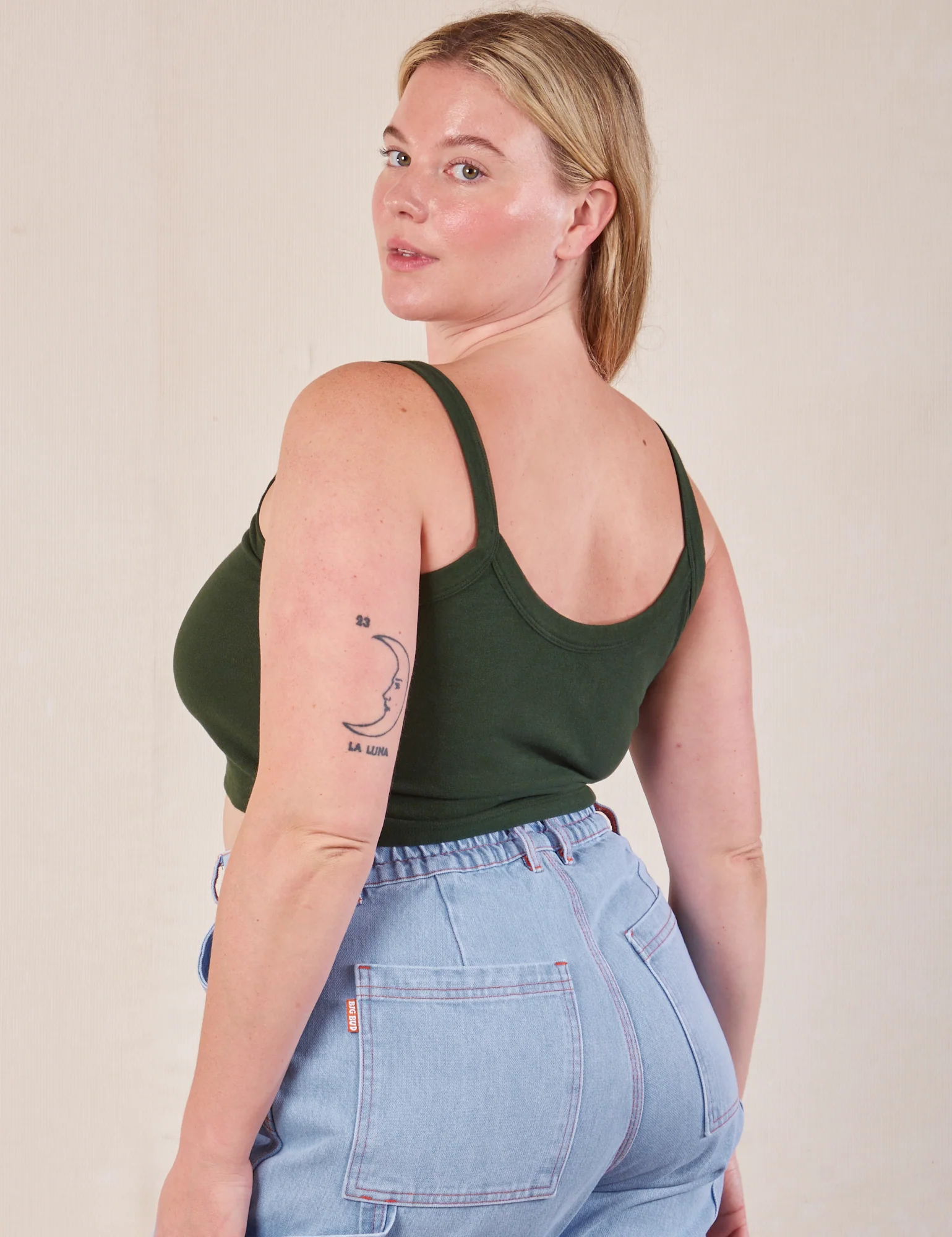 Cropped Cami - Swamp Green *FINAL SALE* - Image 21