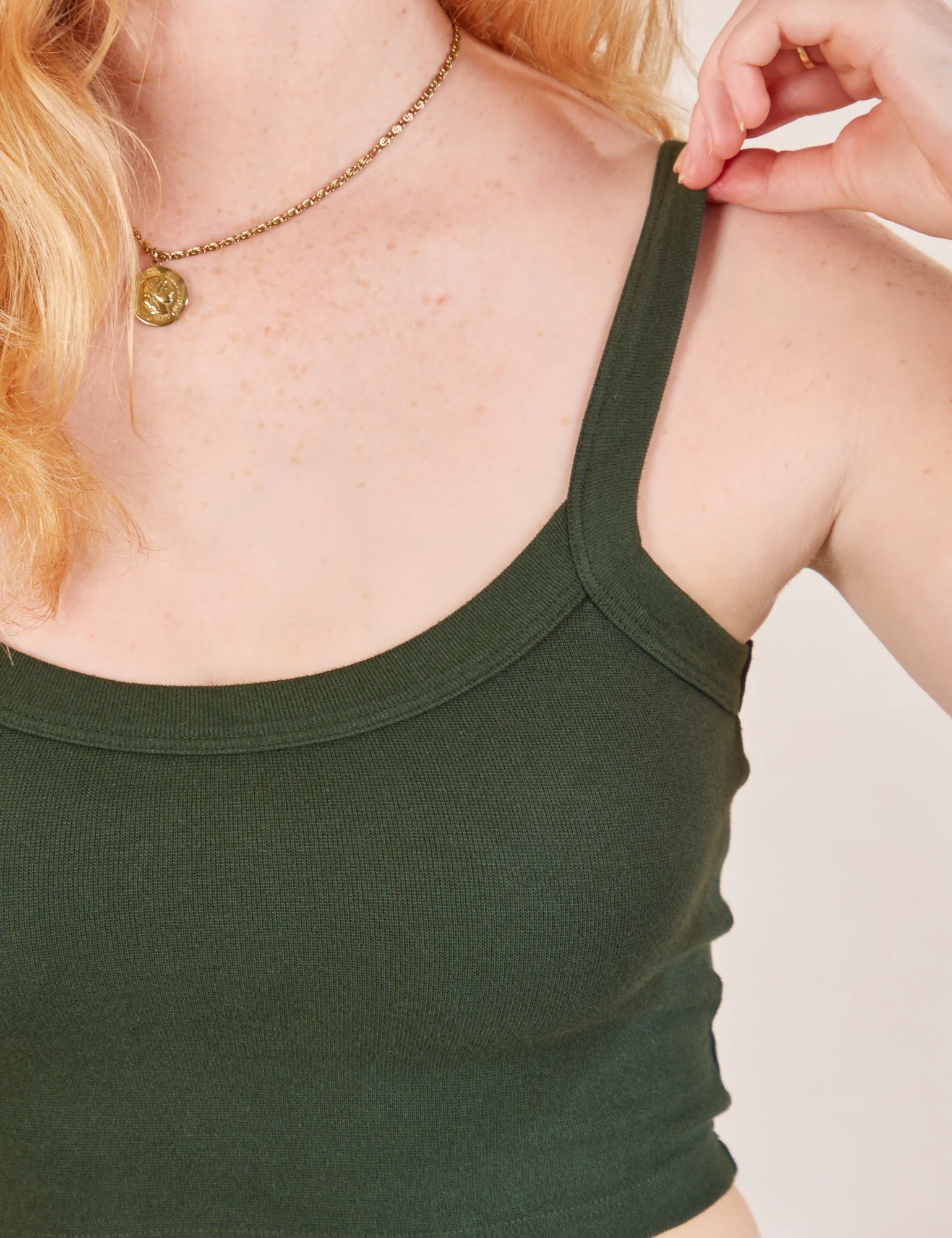 Cropped Cami - Swamp Green *FINAL SALE* - Image 4