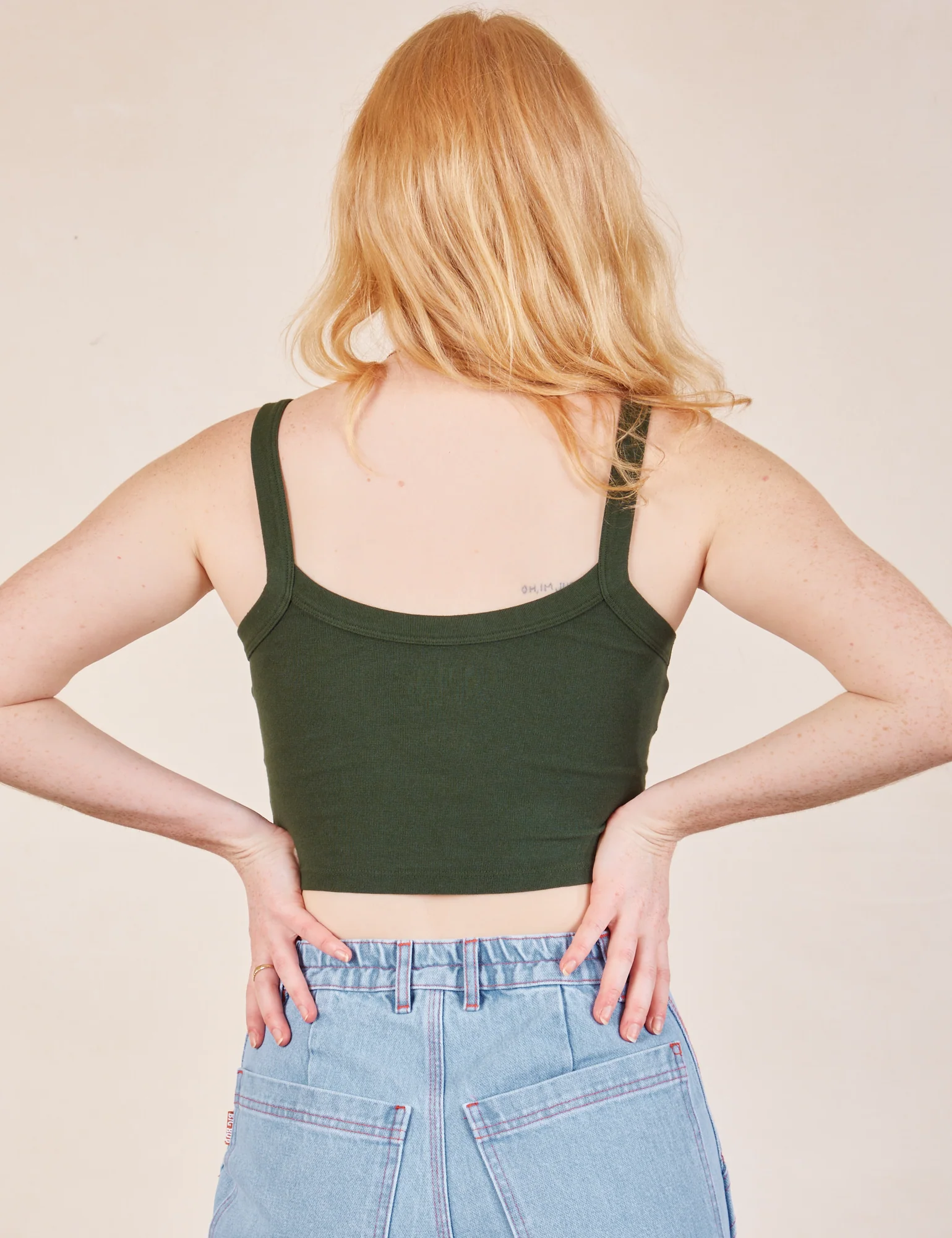 Cropped Cami - Swamp Green *FINAL SALE* - Image 7