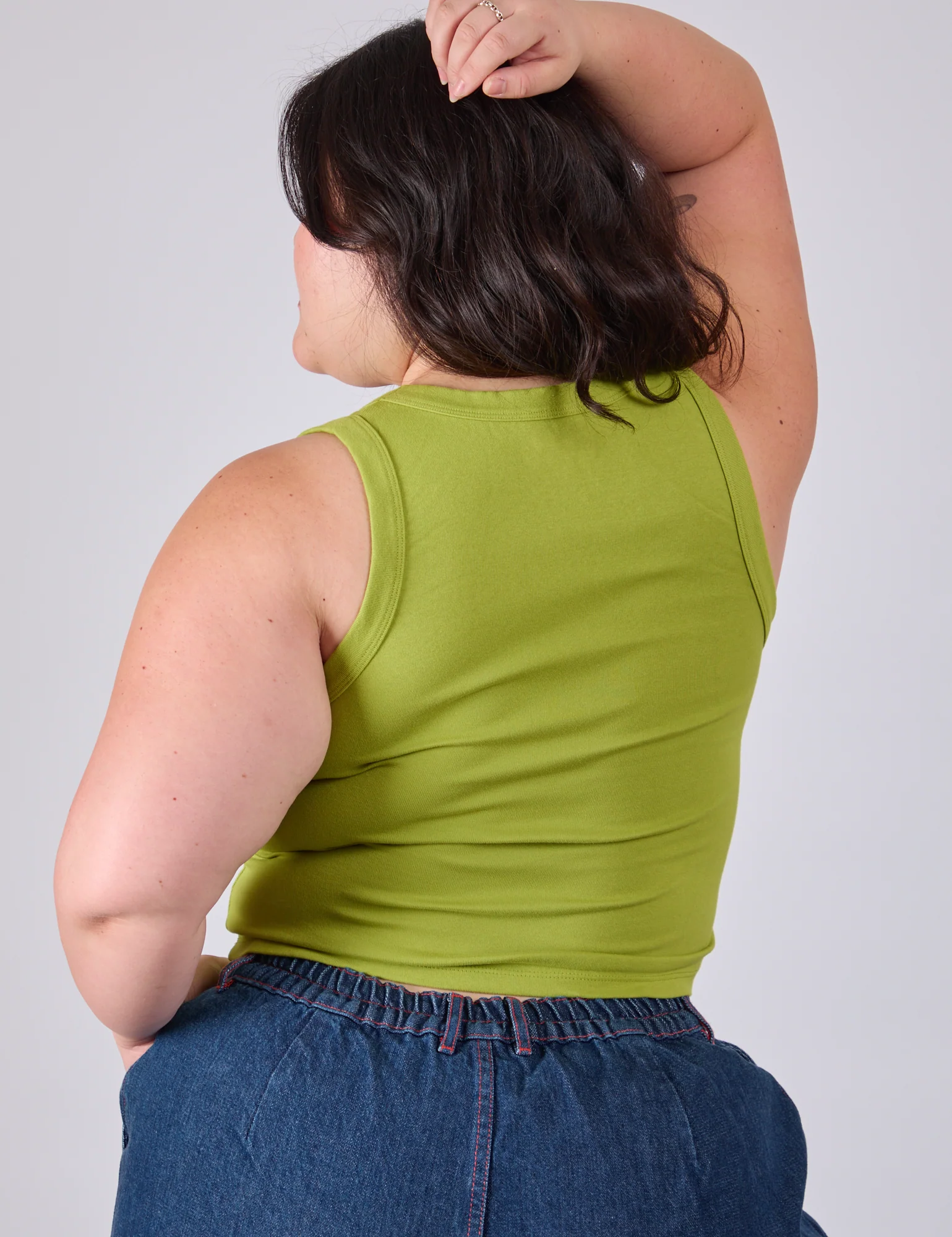 Cropped Tank Top - Gross Green - Image 13