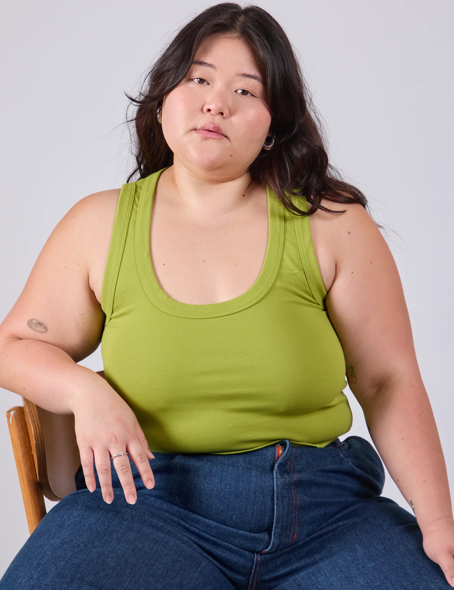 Cropped Tank Top - Gross Green - Image 15