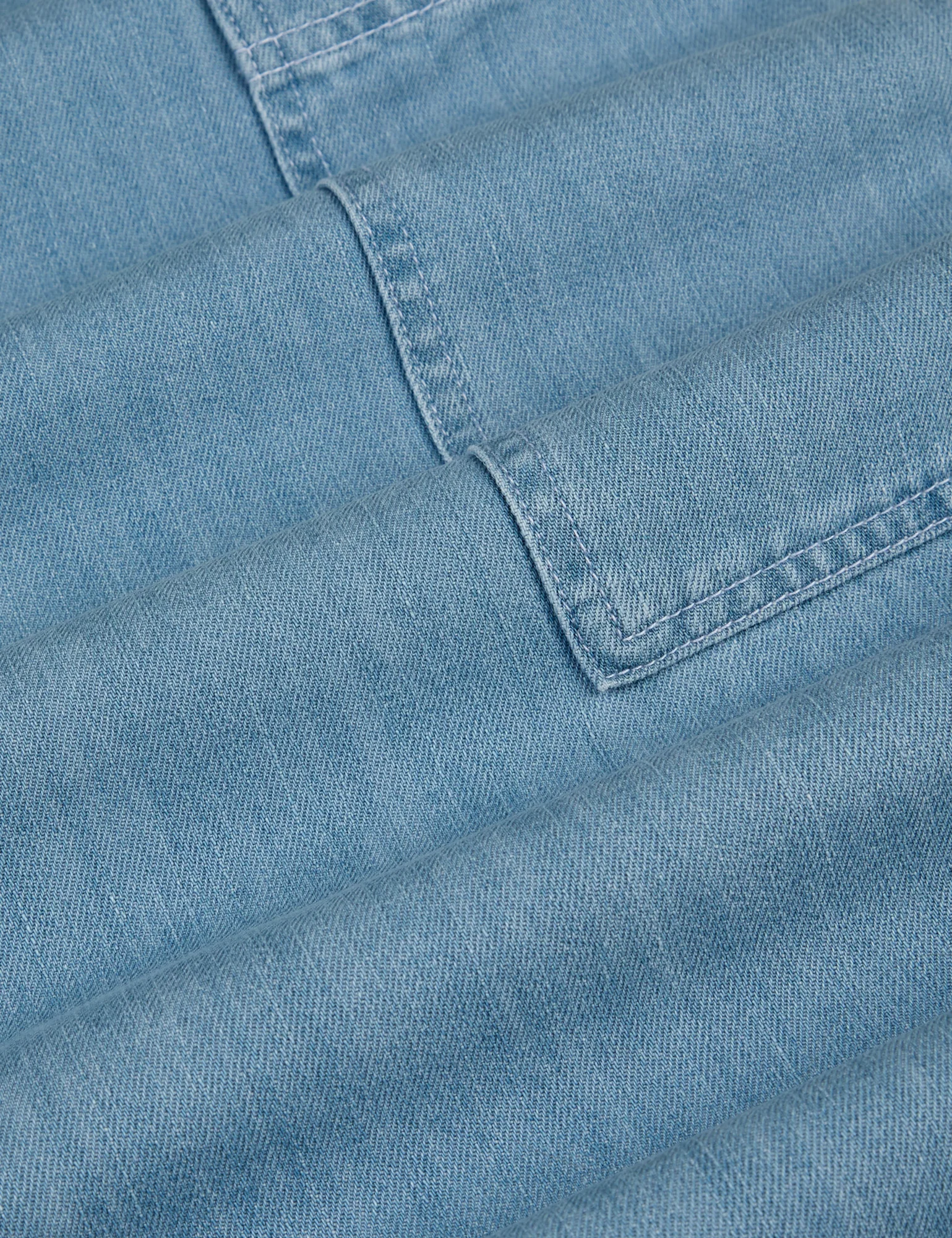Denim Drop Pocket Pants - Light Wash - Image 2