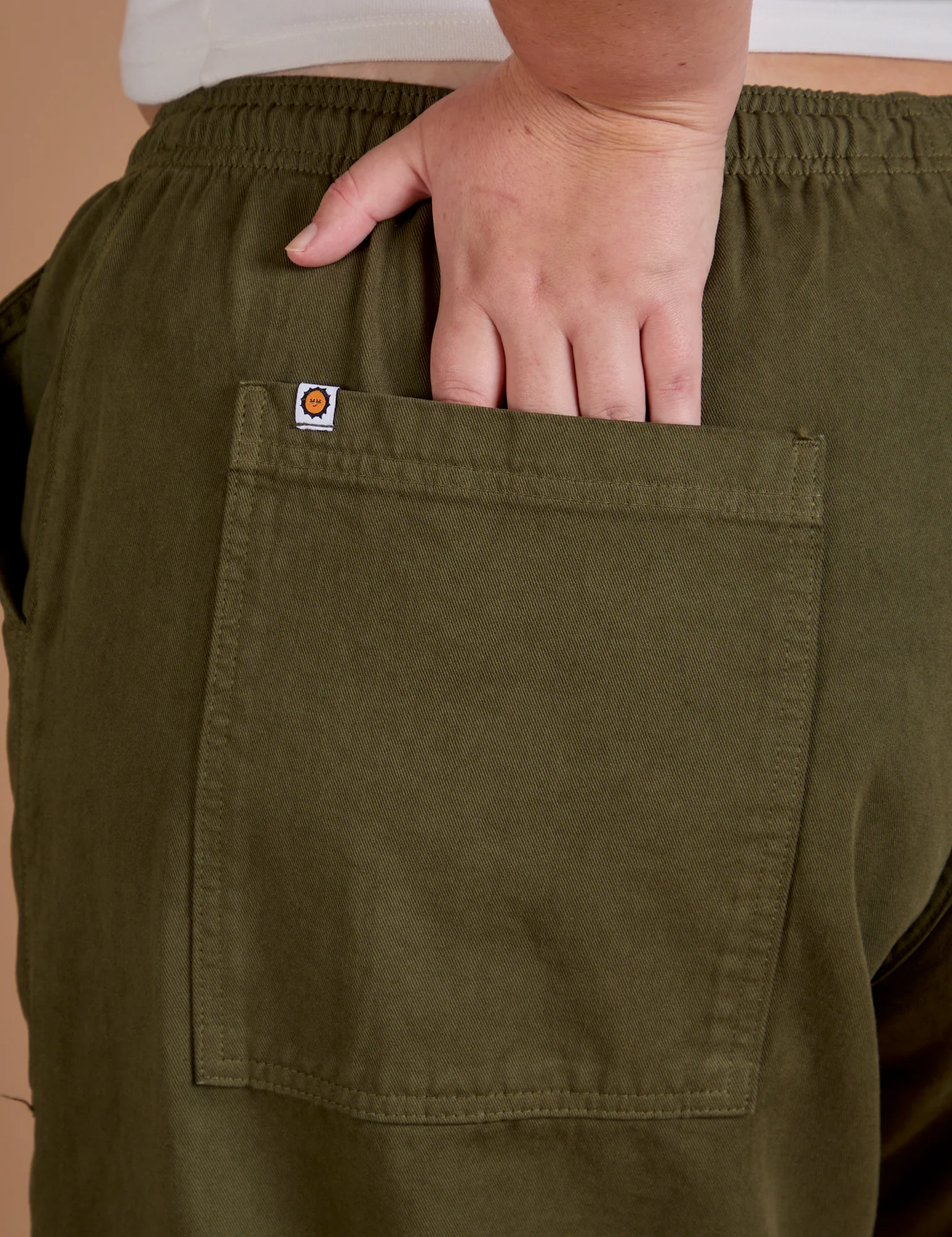 Drop Pocket Cargo Pants - Surplus Green - Image 8