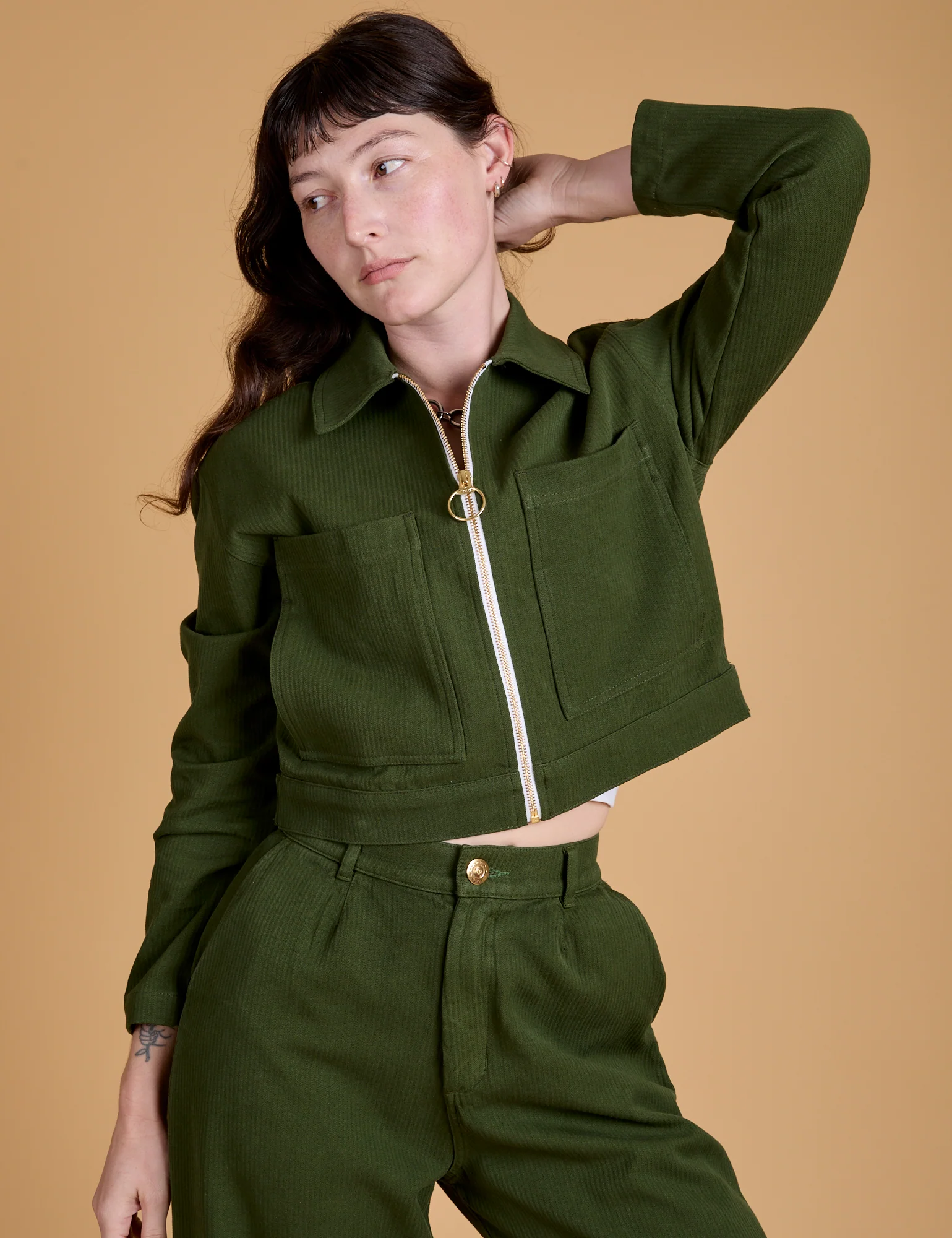 Heritage Mechanic Jacket - Evergreen *FINAL SALE* - Image 7
