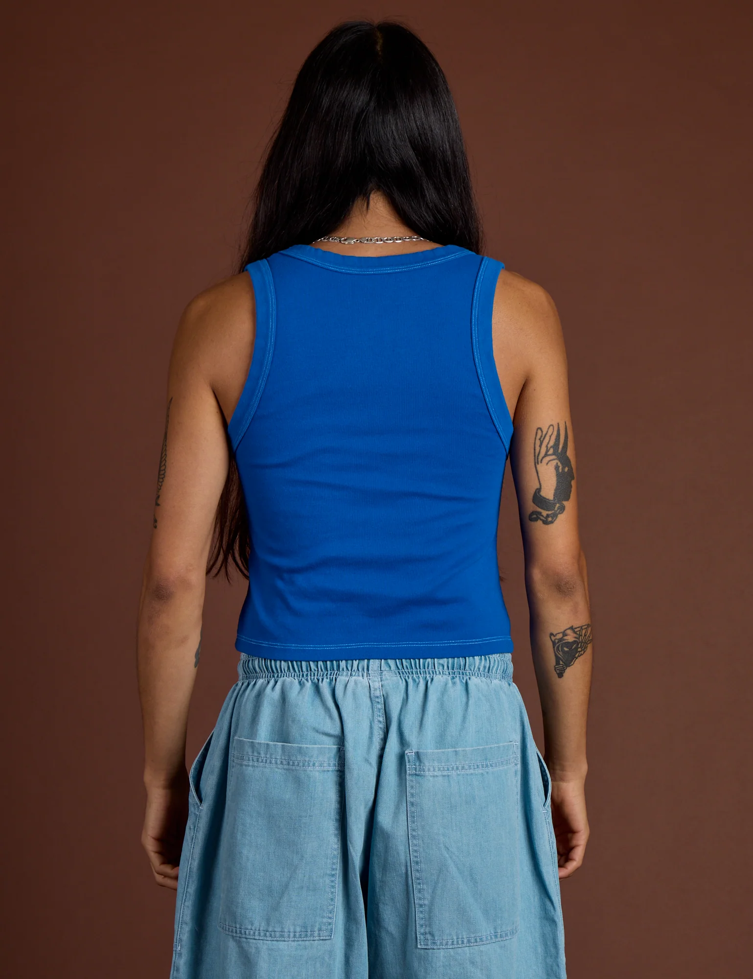 Icon Cropped Tank - Blue Sun - Image 21