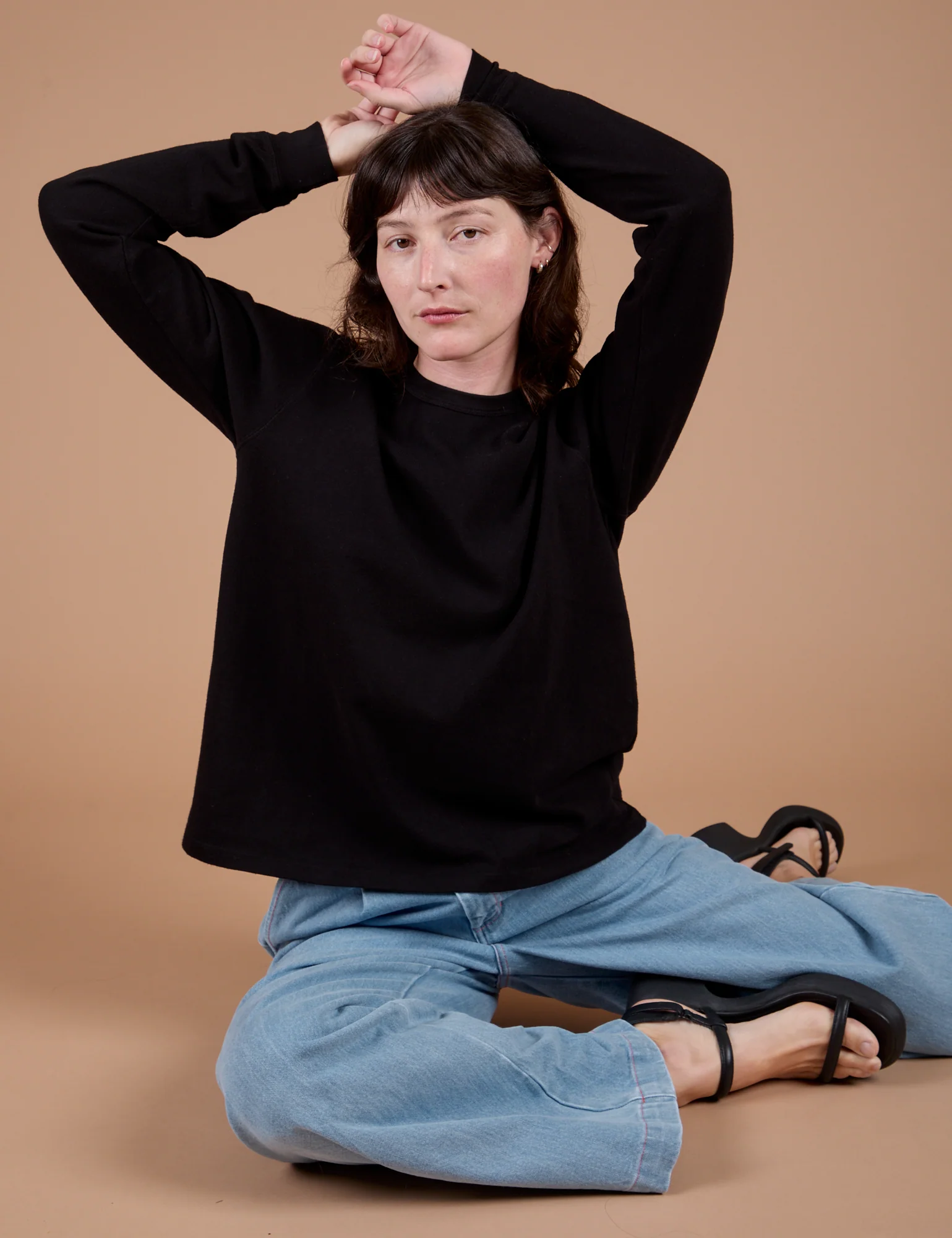 Long Sleeve Burly Tee - Basic Black - Image 24