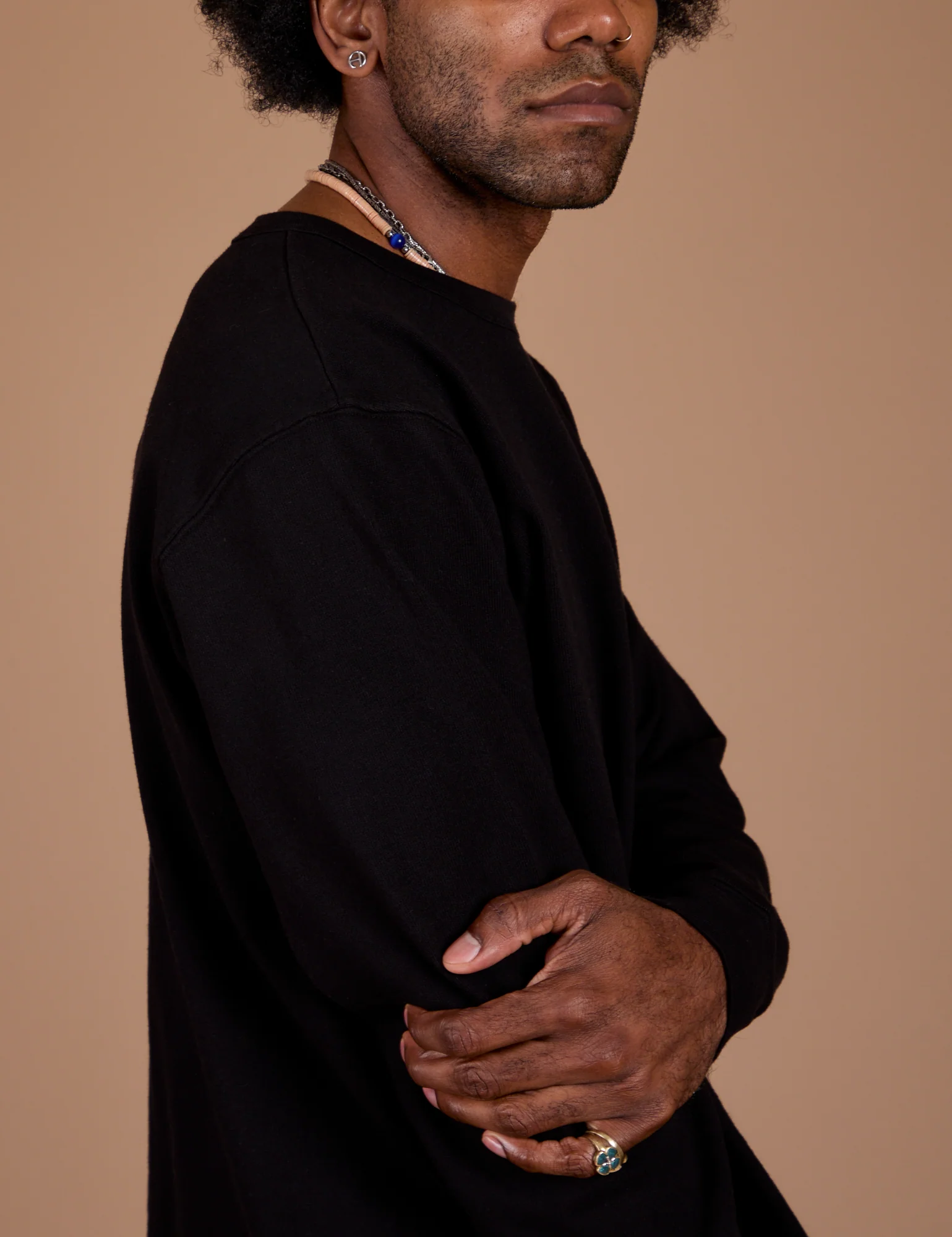 Long Sleeve Burly Tee - Basic Black - Image 5