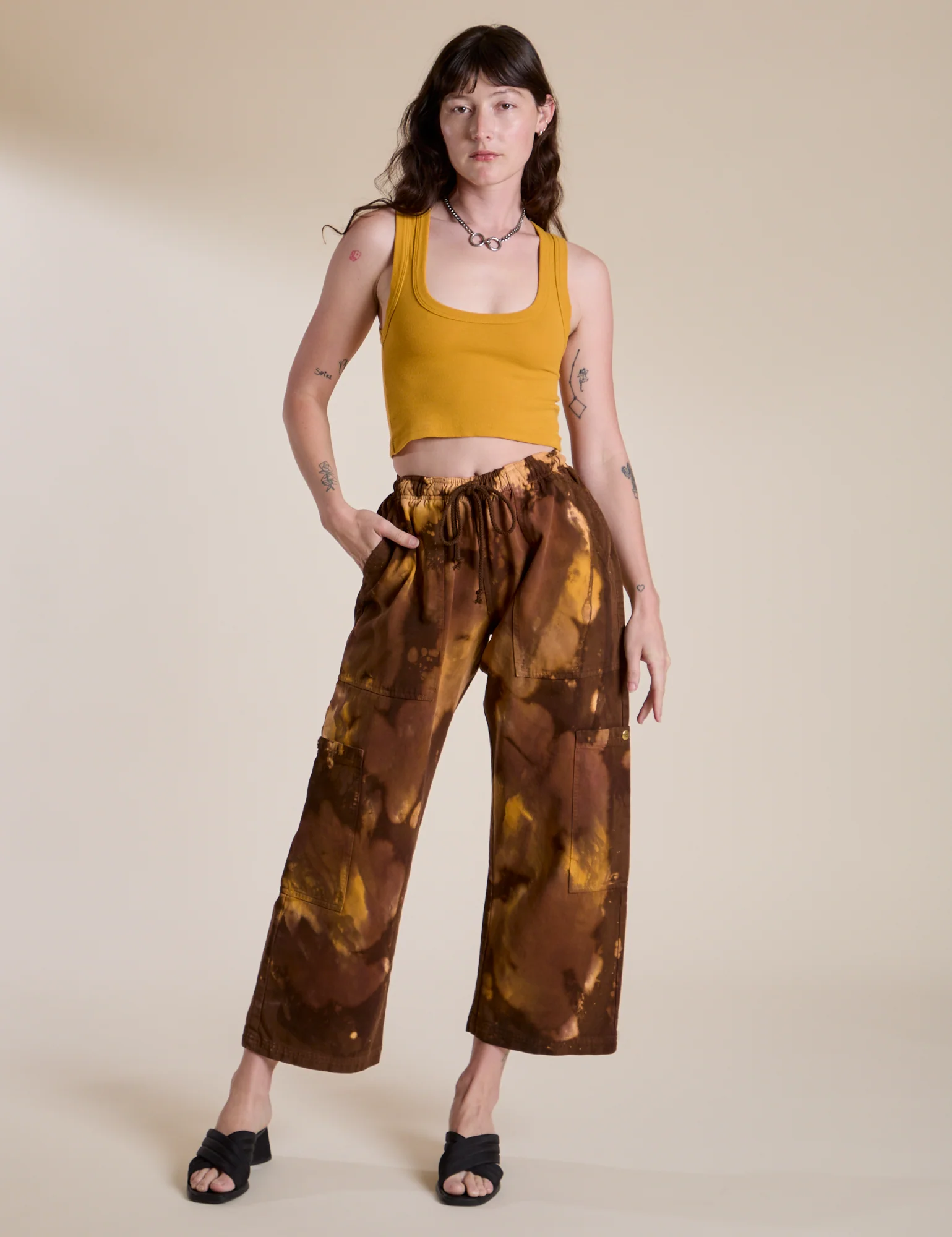 Magic Waters Drop Pocket Pants - Honey Brown