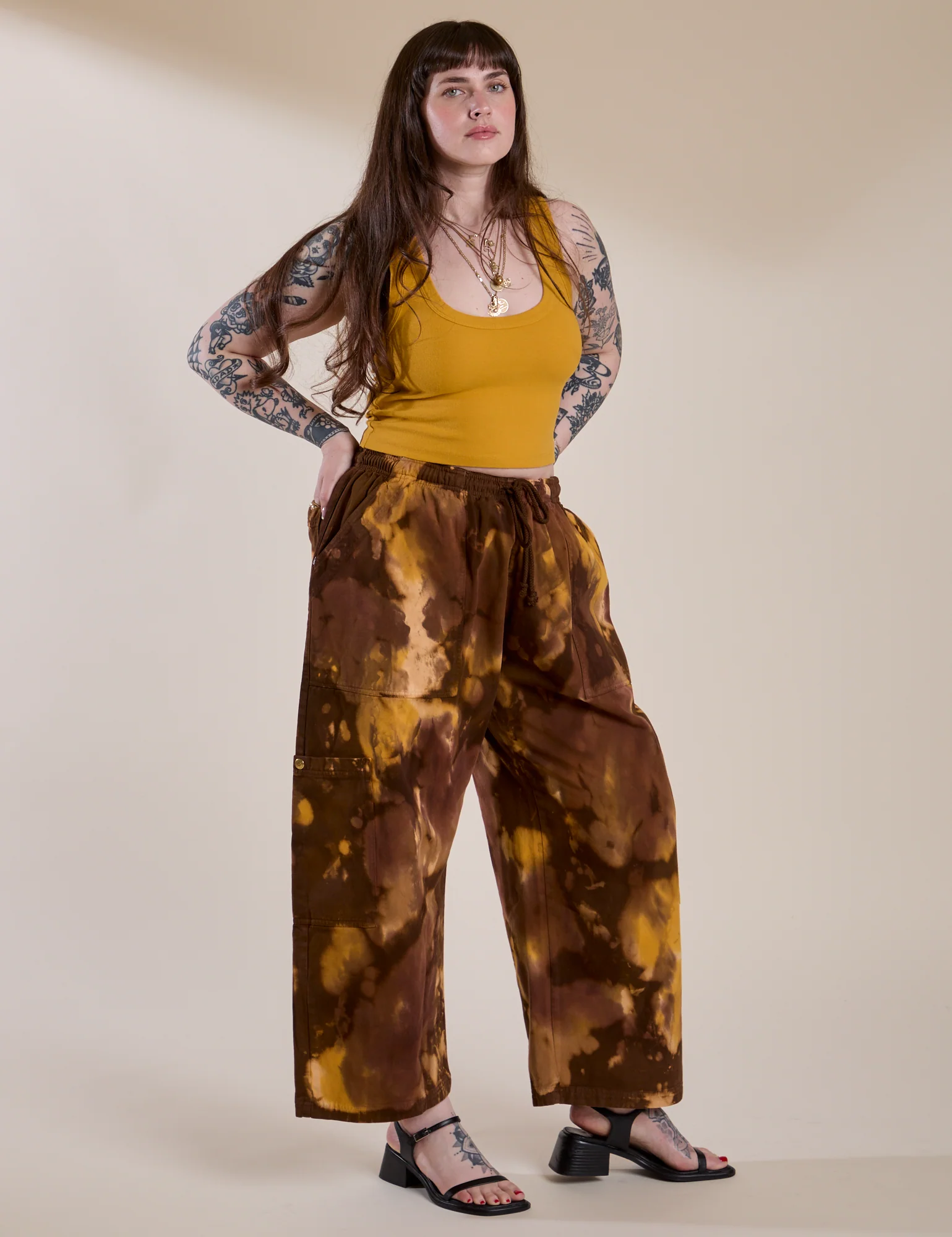 Magic Waters Drop Pocket Pants - Honey Brown - Image 21