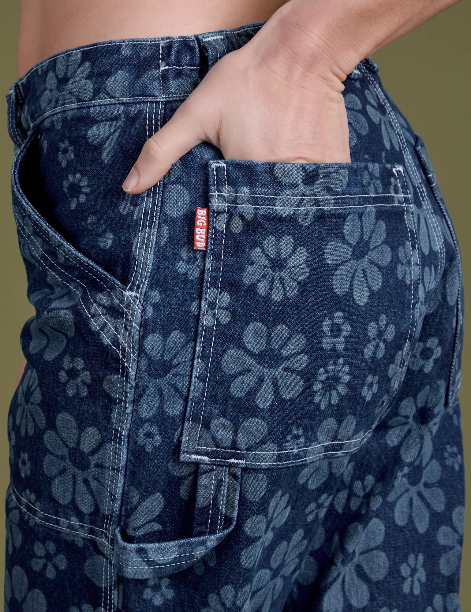 Mid-Rise Carpenter Jeans - Lazy Daisy *FINAL SALE* - Image 10