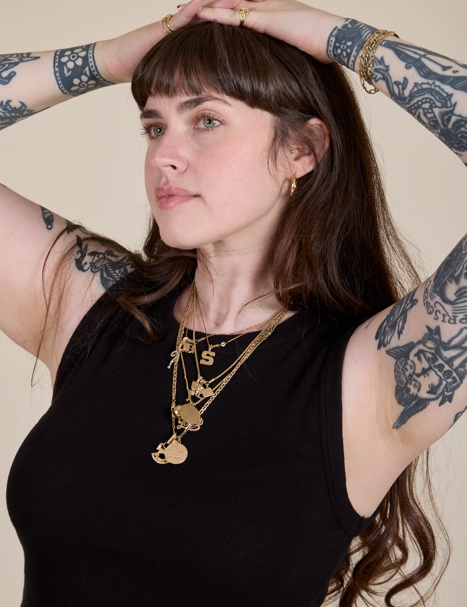 Muscle Tee - Basic Black - Image 32