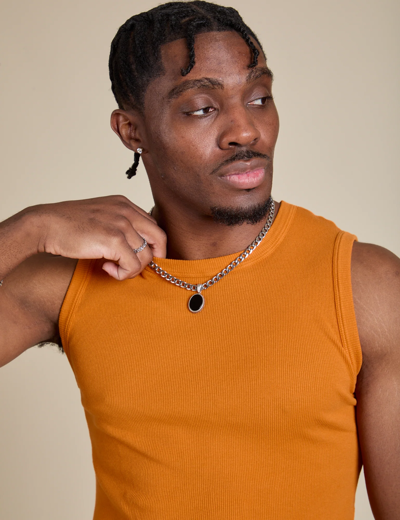 Muscle Tee - Creamsicle Orange