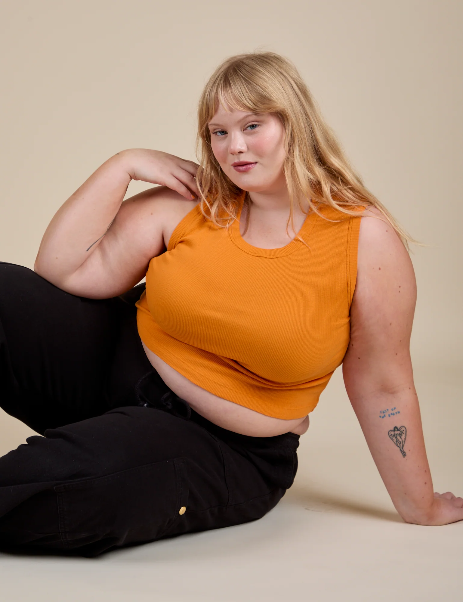 Muscle Tee - Creamsicle Orange - Image 23