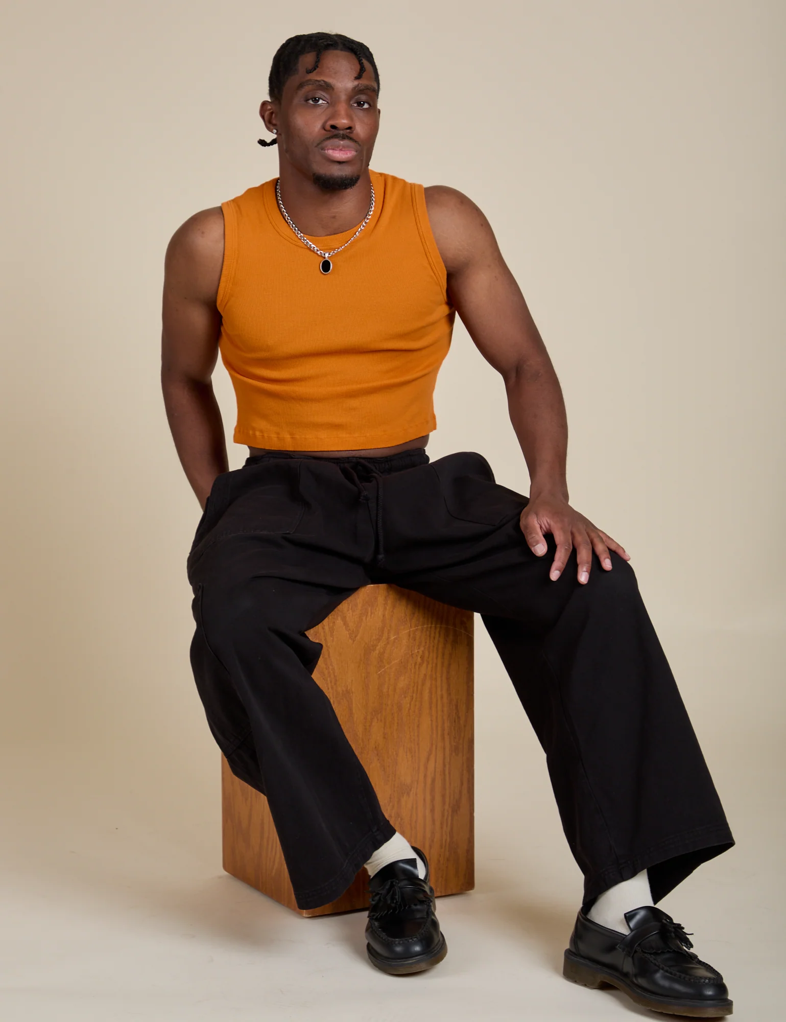 Muscle Tee - Creamsicle Orange - Image 8