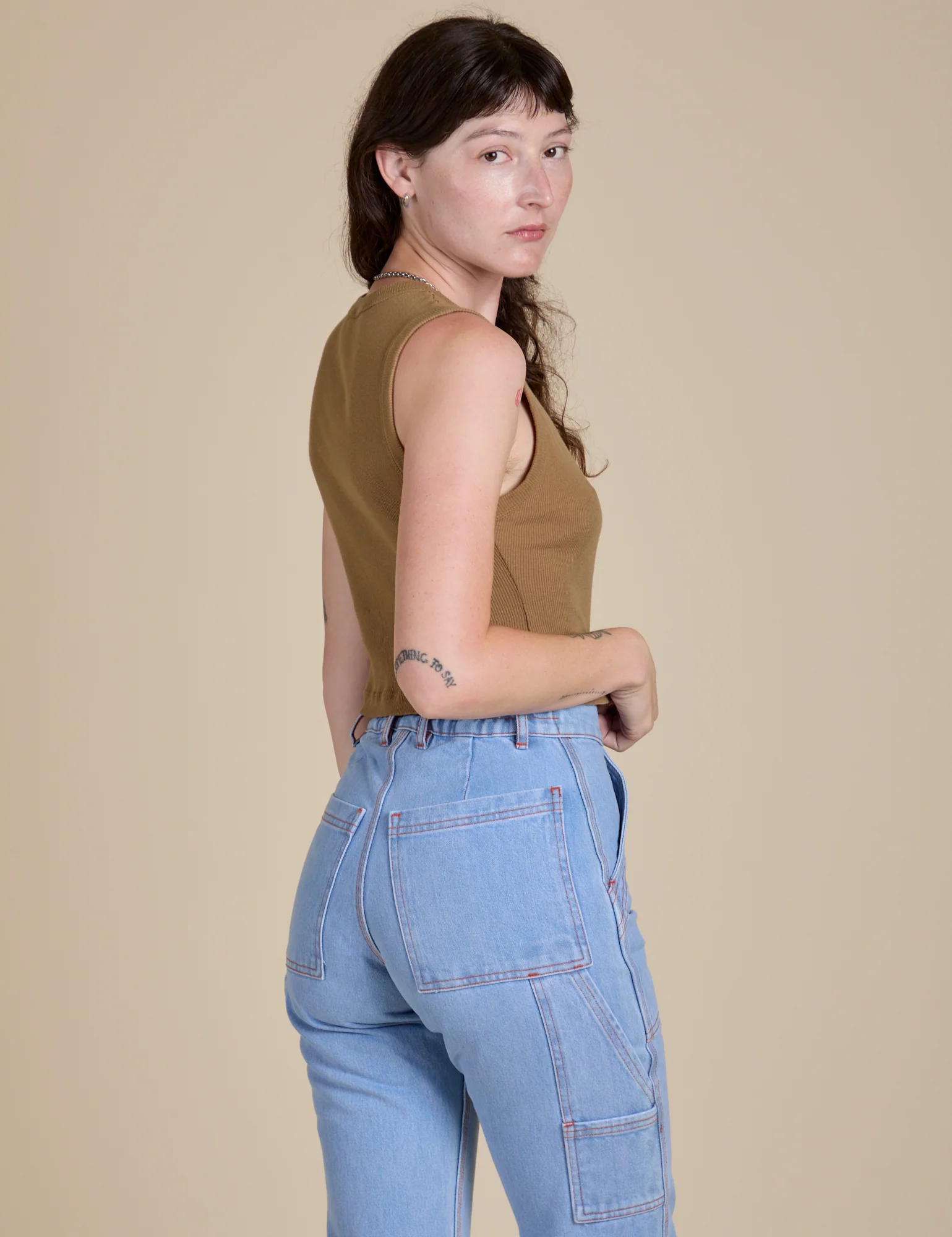 Muscle Tee - Desert Brown - Image 13